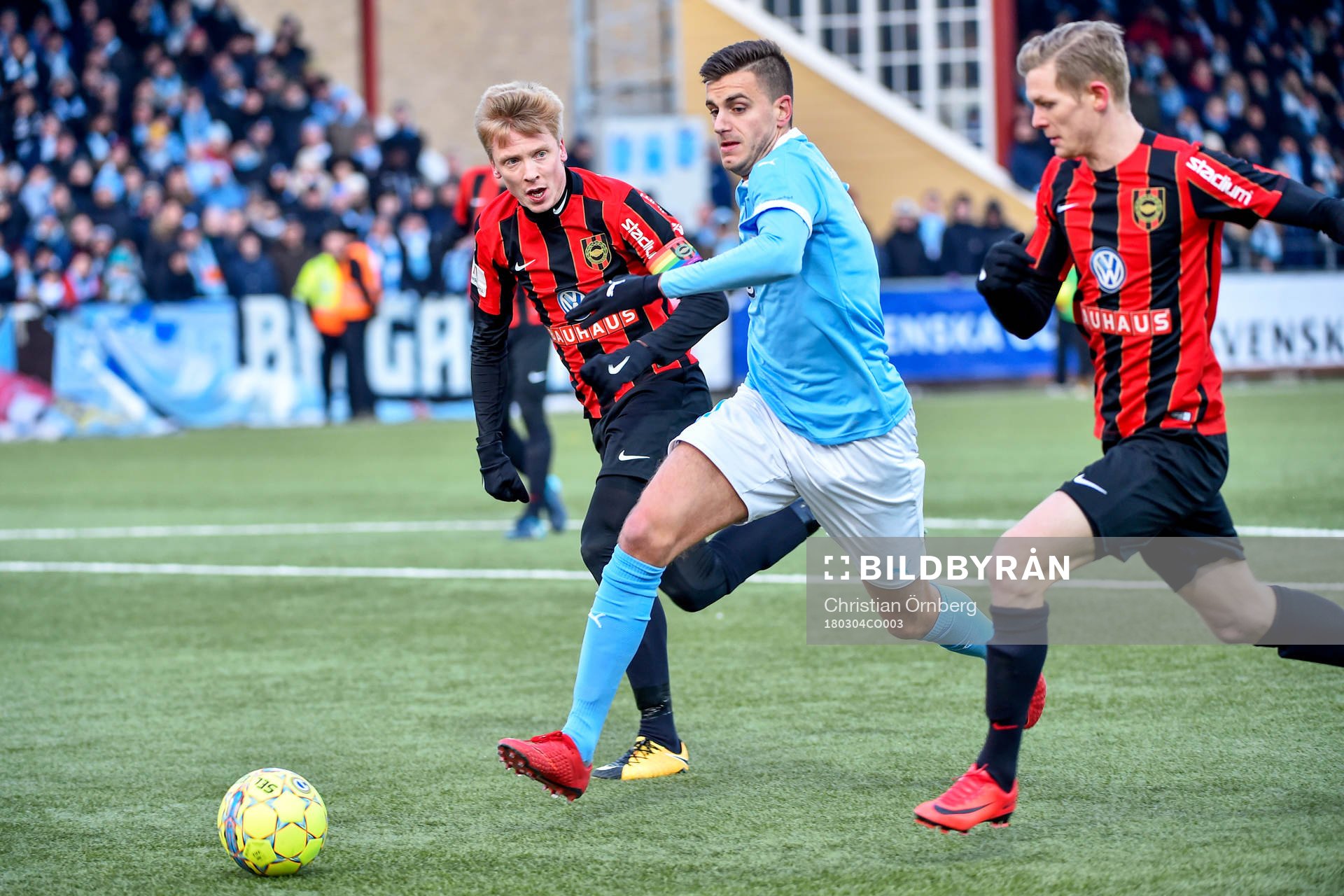 Malmö FFs Alexander Jeremejeff och Brommapojkarnas Gustav