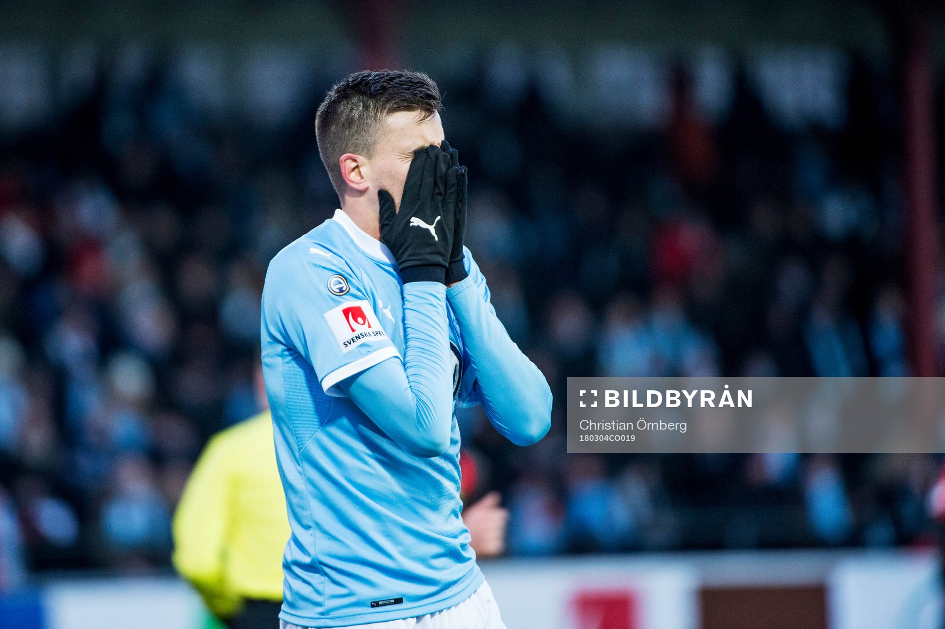 Malmö FFs Alexander Jeremejeff deppar