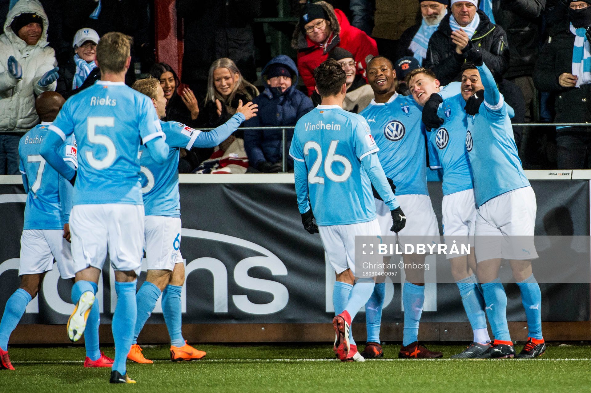 Malmö FFs Mattias Svanberg jublar