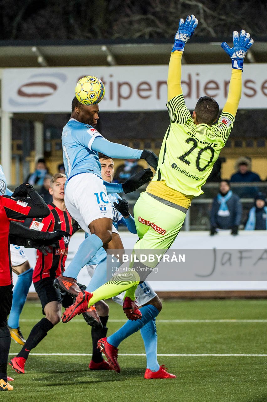 Malmö FFs Carlos Strandberg gör 2-0 på Brommapojkarnas