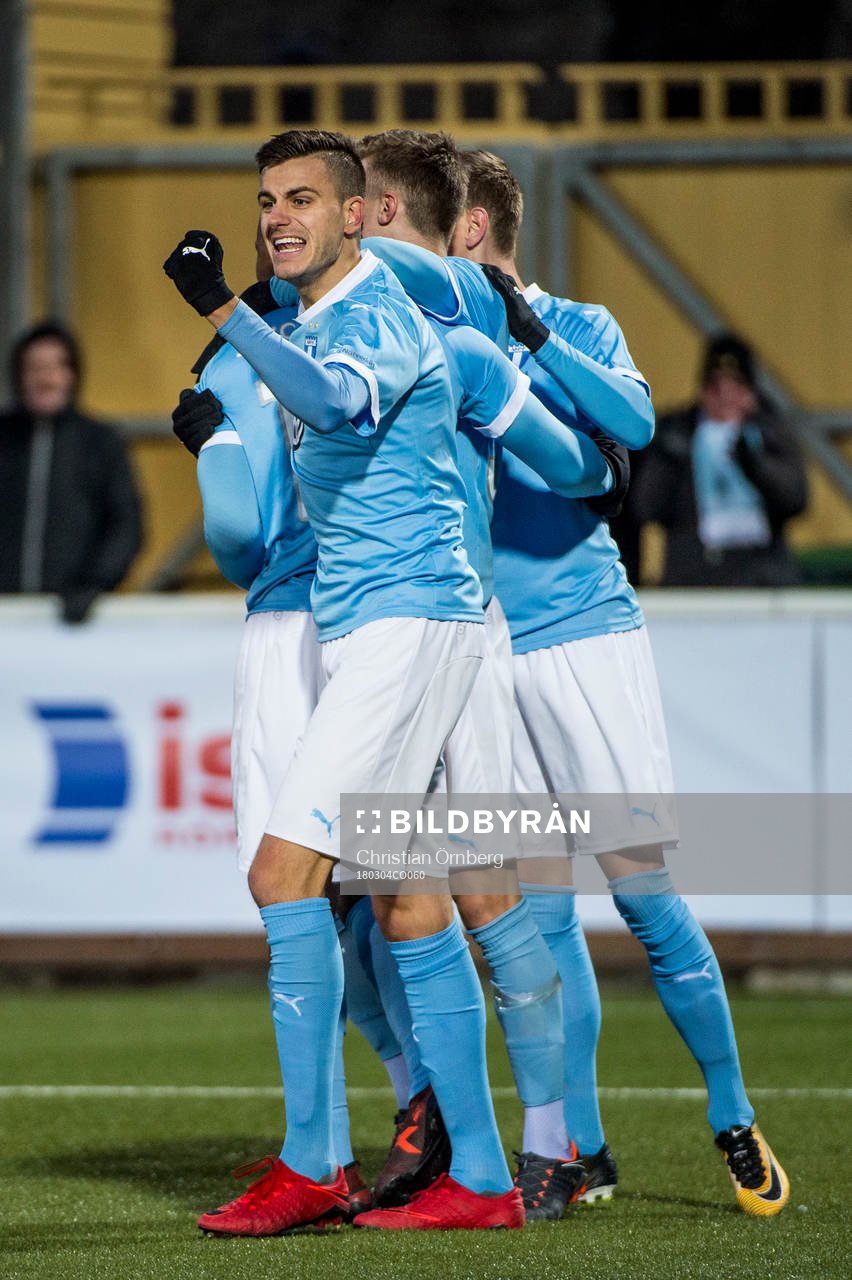 Malmö FFs Alexander Jeremejeff jublar