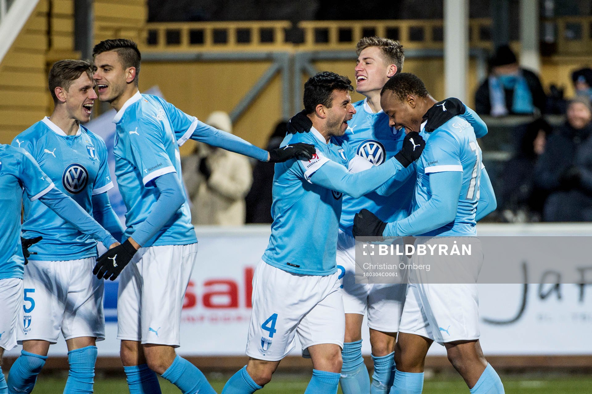 Malmö FFs Sören Rieks, Alexander Jeremejeff, Behrang