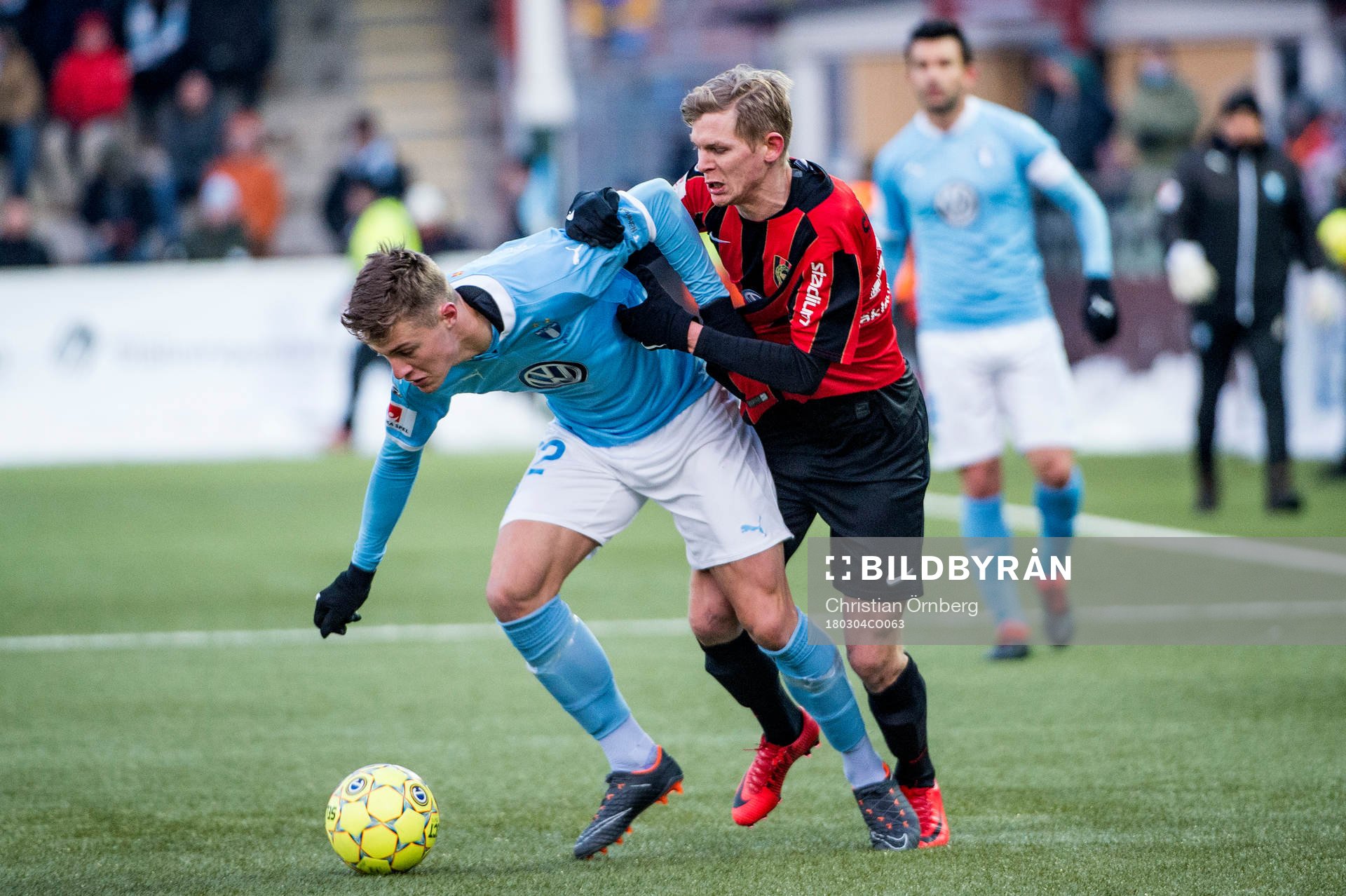 Malmö FFs Mattias Svanberg mot Brommapojkarnas Fritiof