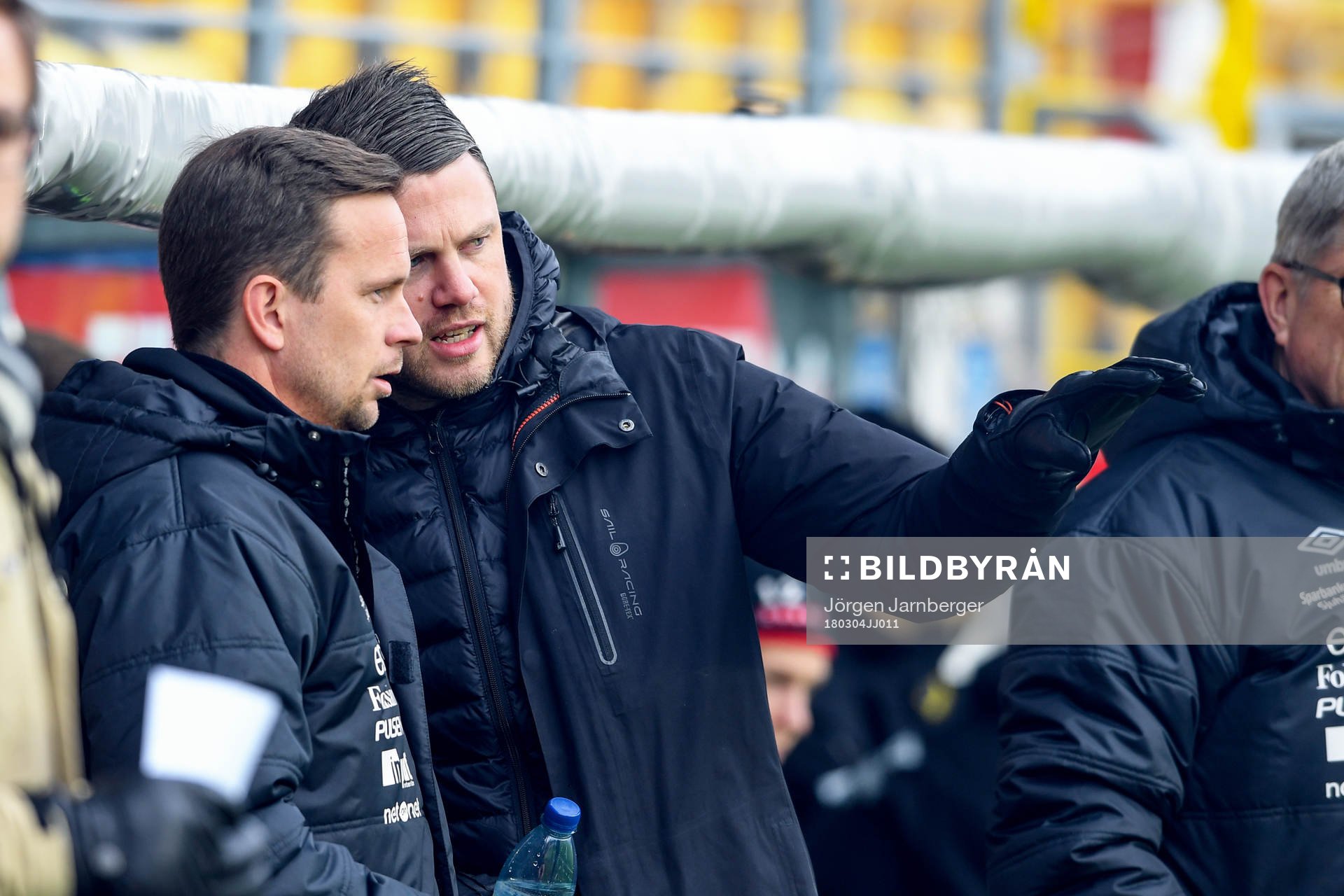 Elfsborgs manager Jimmy Thelin och assisterande tränare