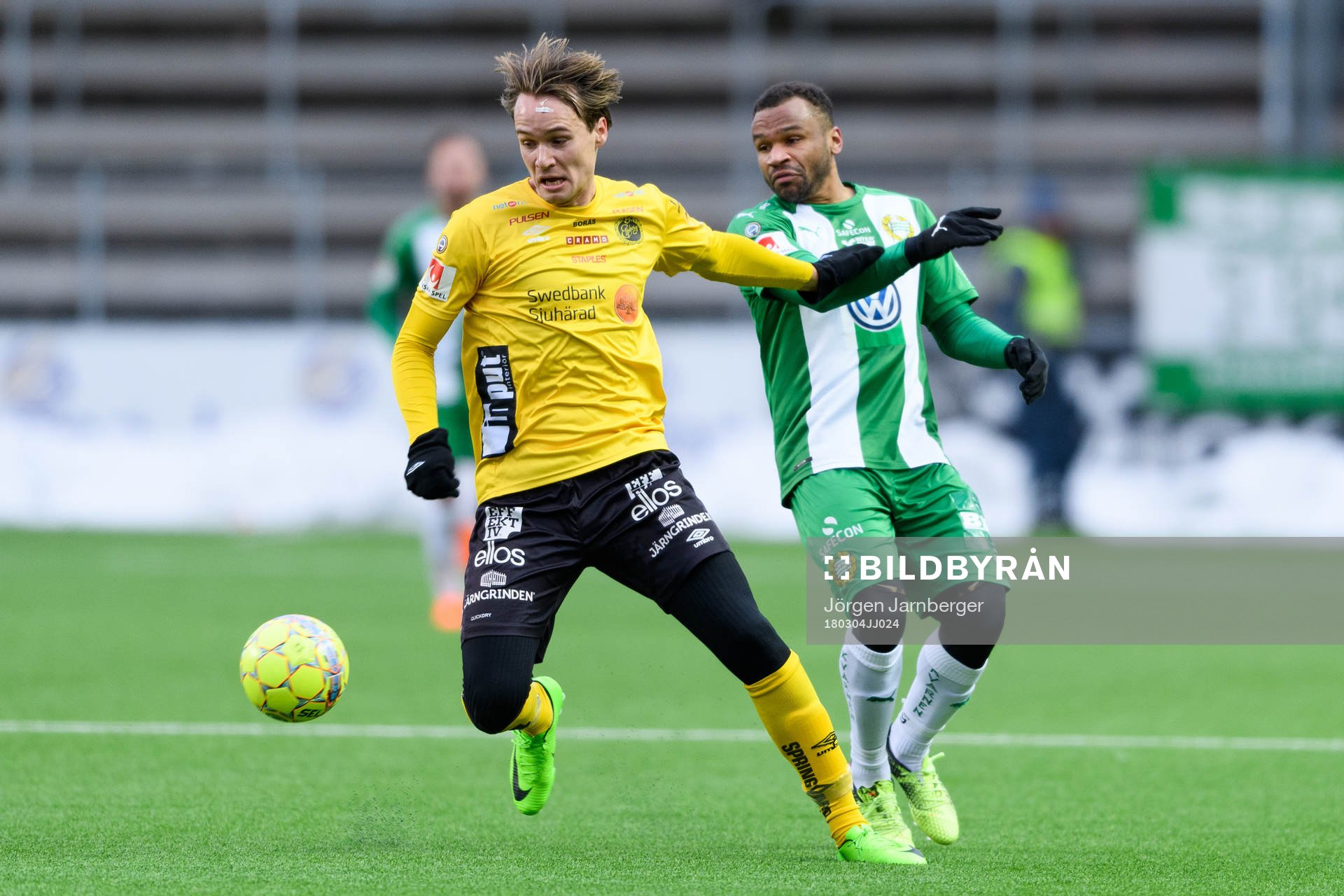 Elfsborgs Viktor Prodell och Hammarbys Serge-Junior