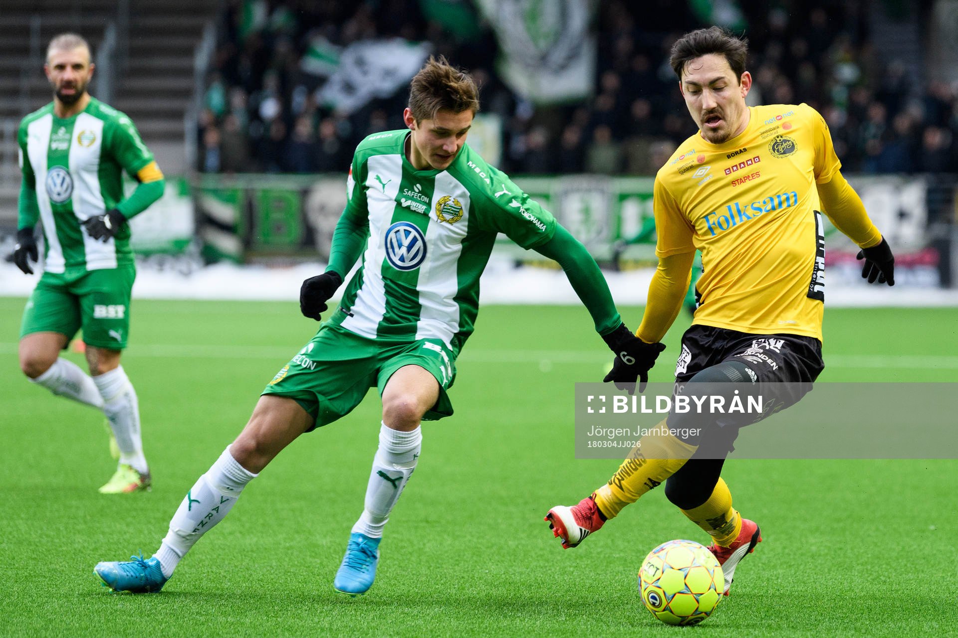 Hammarbys Leo Bengtsson och Elfsborgs Stefan Ishizaki
