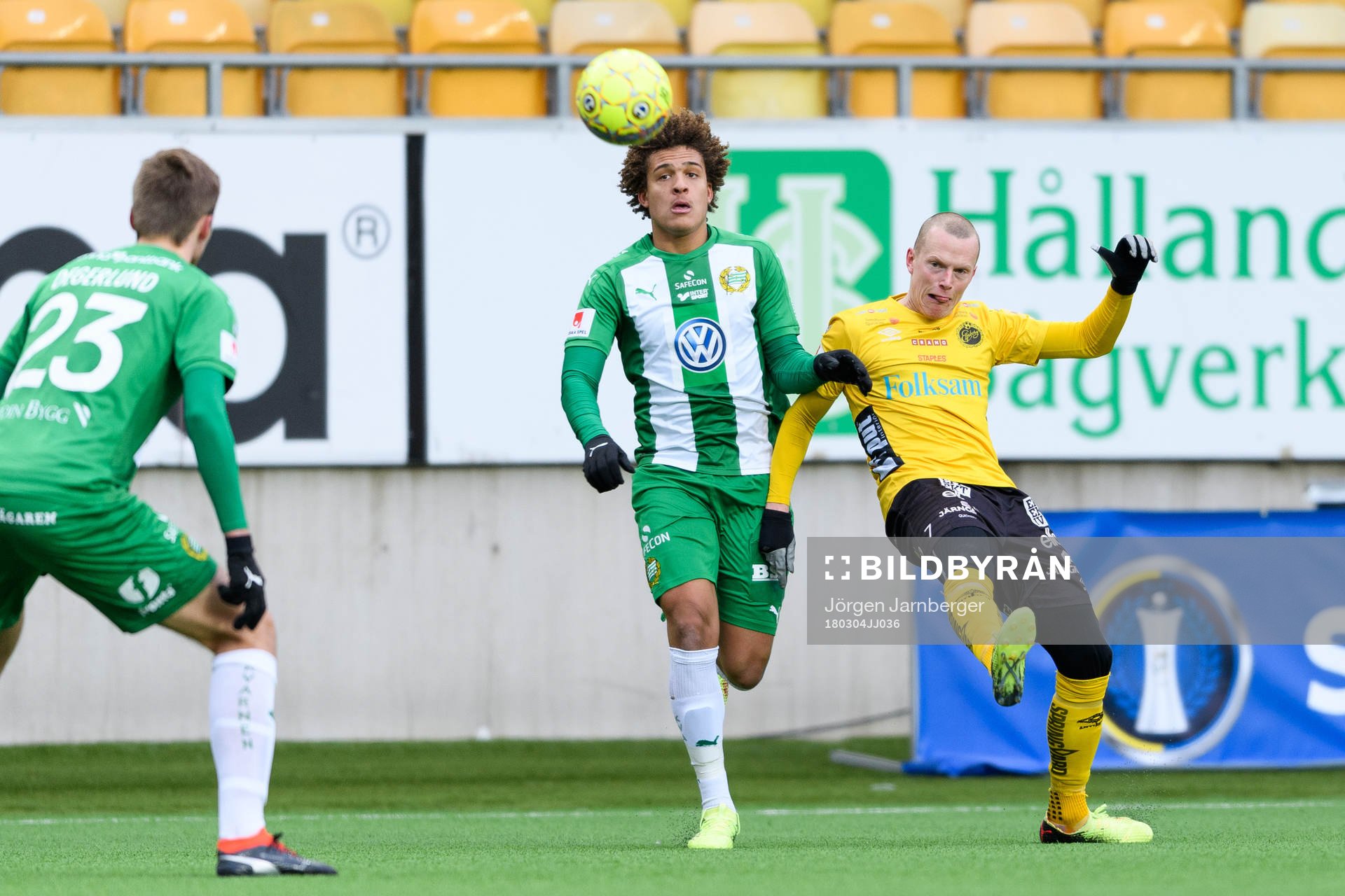 Elfsborgs Daniel Gustavsson och Hammarbys Neto Borges
