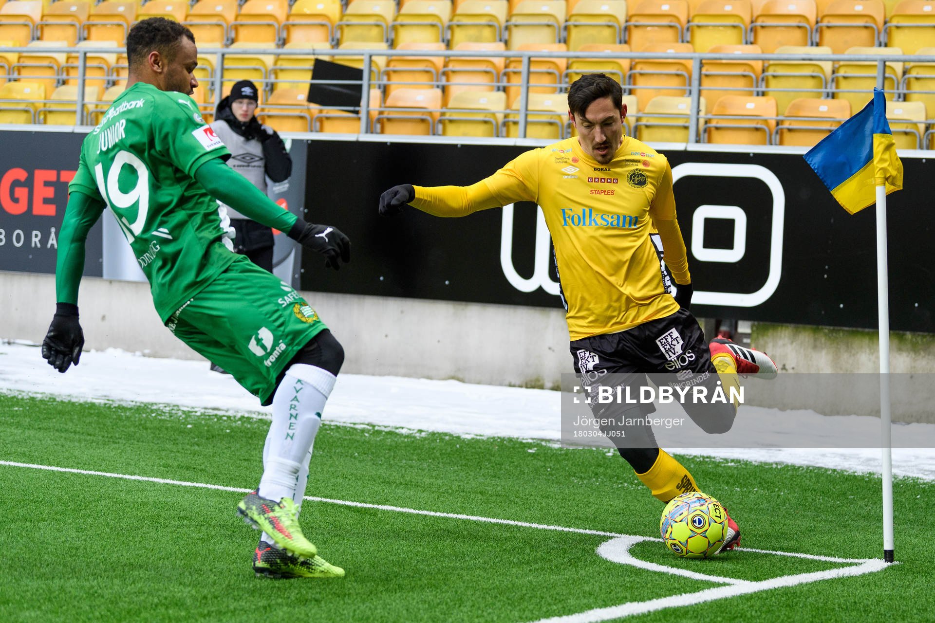 Elfsborgs Stefan Ishizaki och Hammarbys Serge-Junior