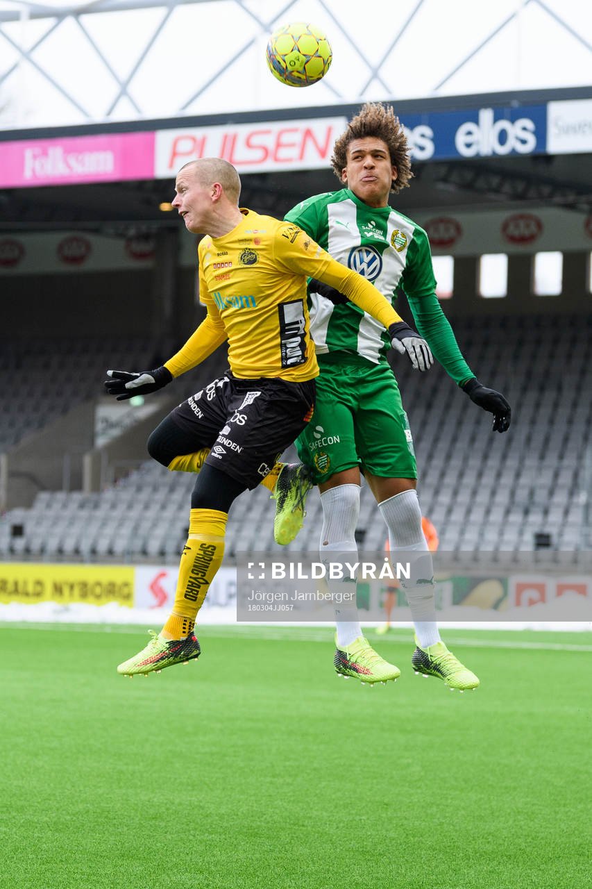 Elfsborgs Daniel Gustavsson och Hammarbys Neto Borges