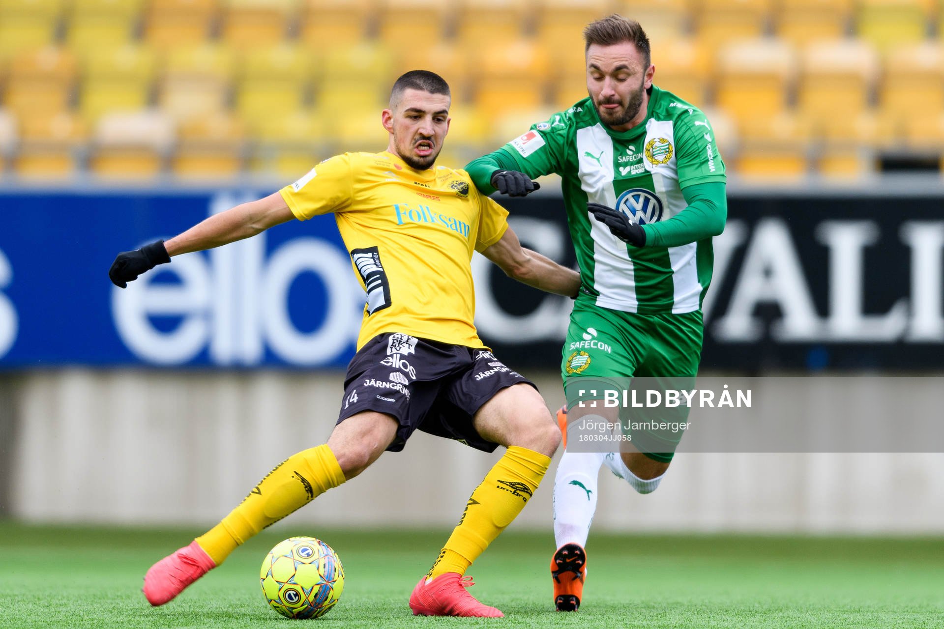 Elfsborgs Ibrahim Dresevic och Hammarbys Muamer Tankovic