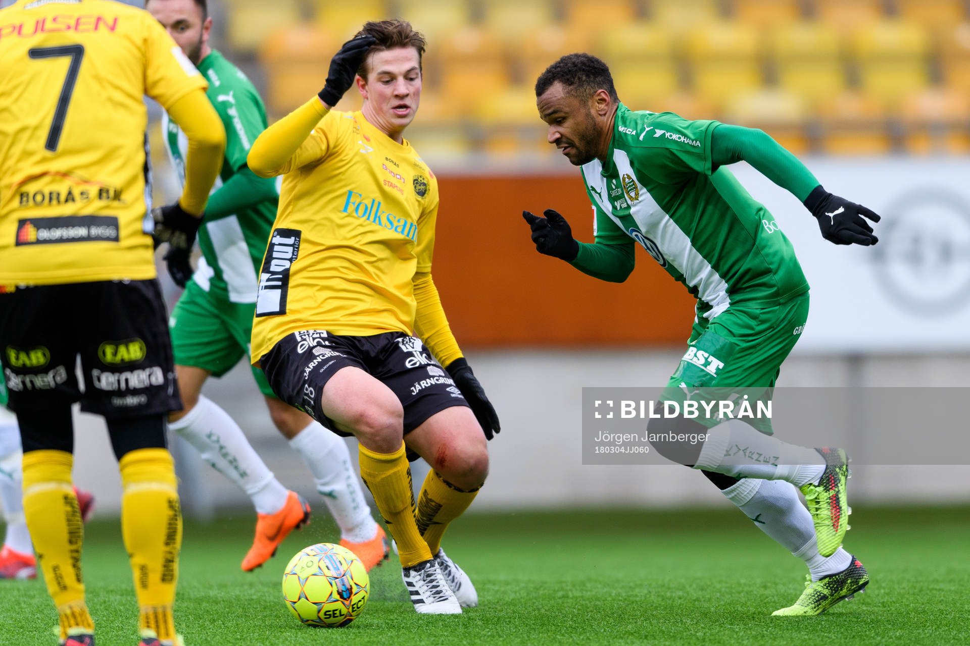 Hammarbys Serge-Junior Martinsson Ngouali och Elfsborgs