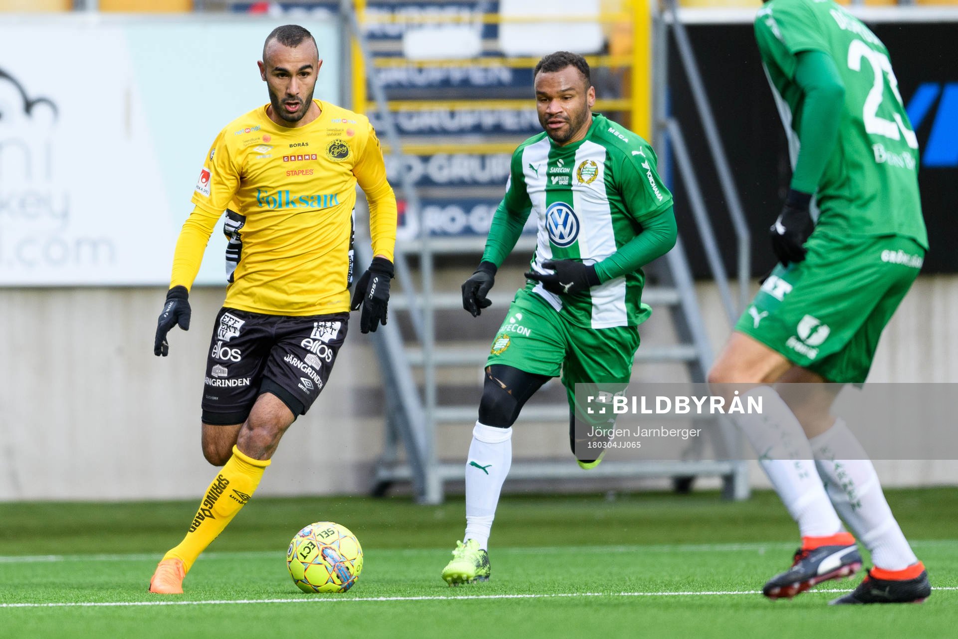 Elfsborgs Issam Jebali och Hammarbys Serge-Junior