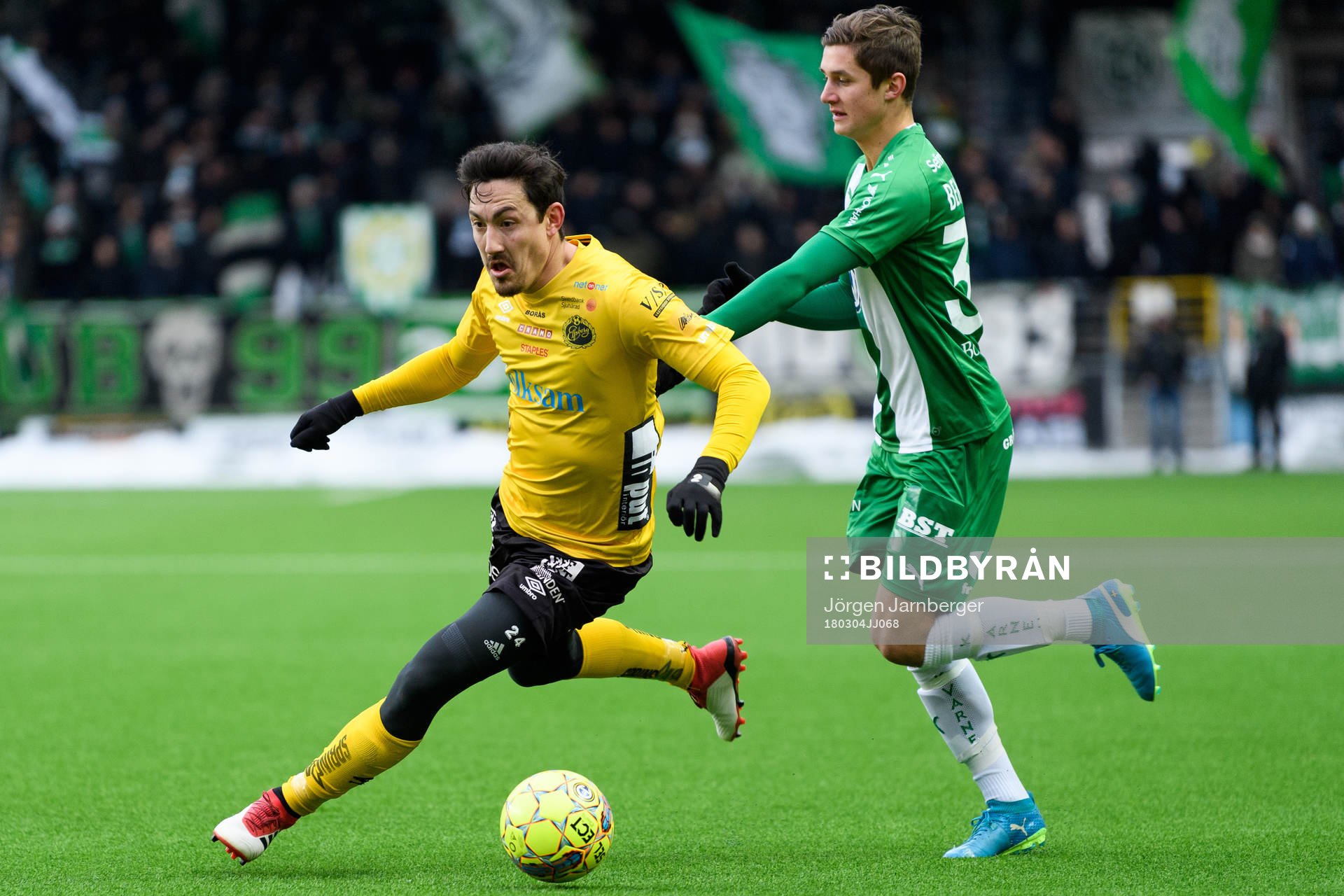 Elfsborgs Stefan Ishizaki och Hammarbys Leo Bengtsson