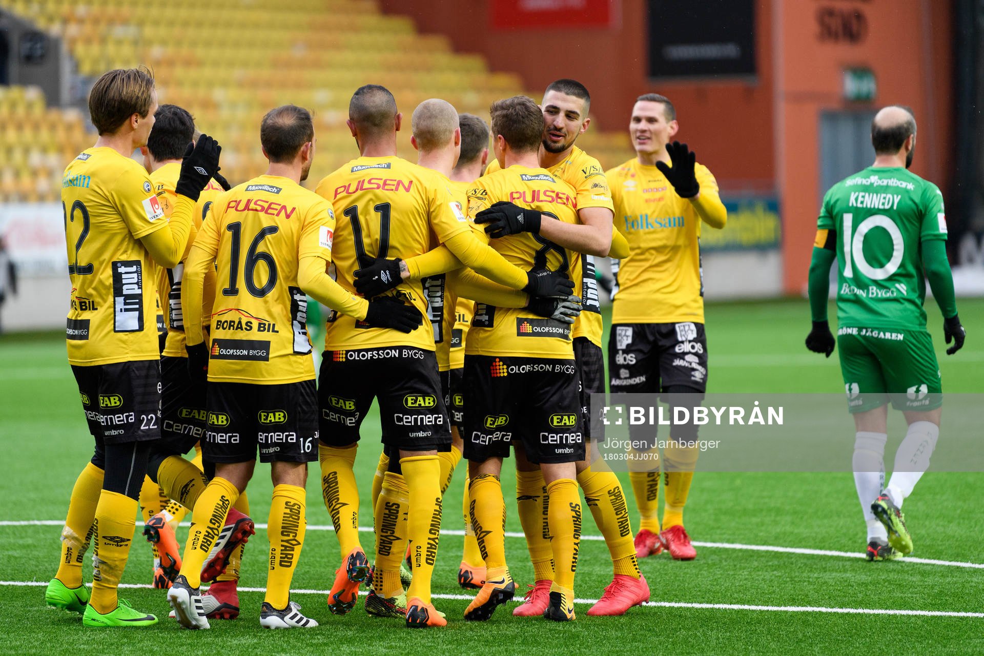 Elfsborgs spelare jublar