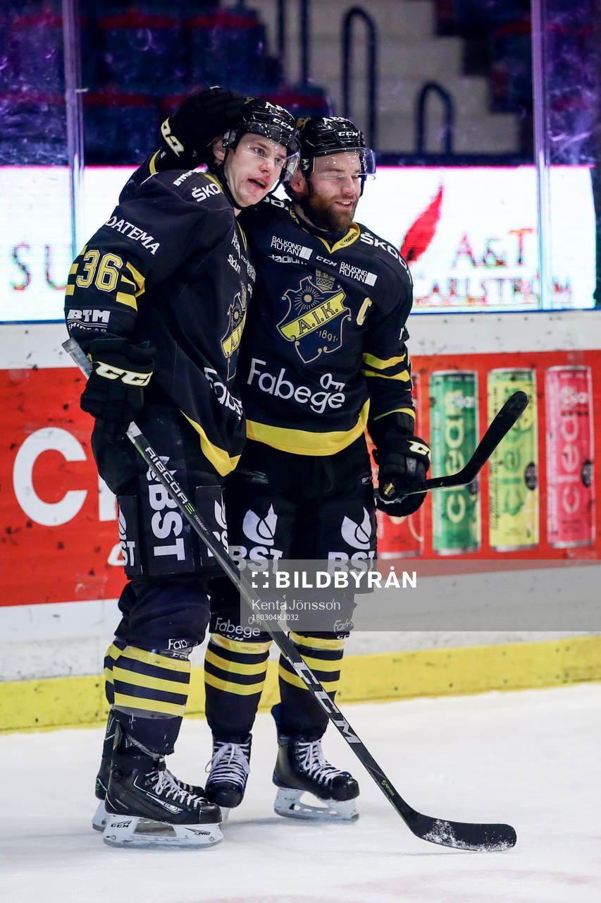 s Anton Holm jublar med Christian Sandberg