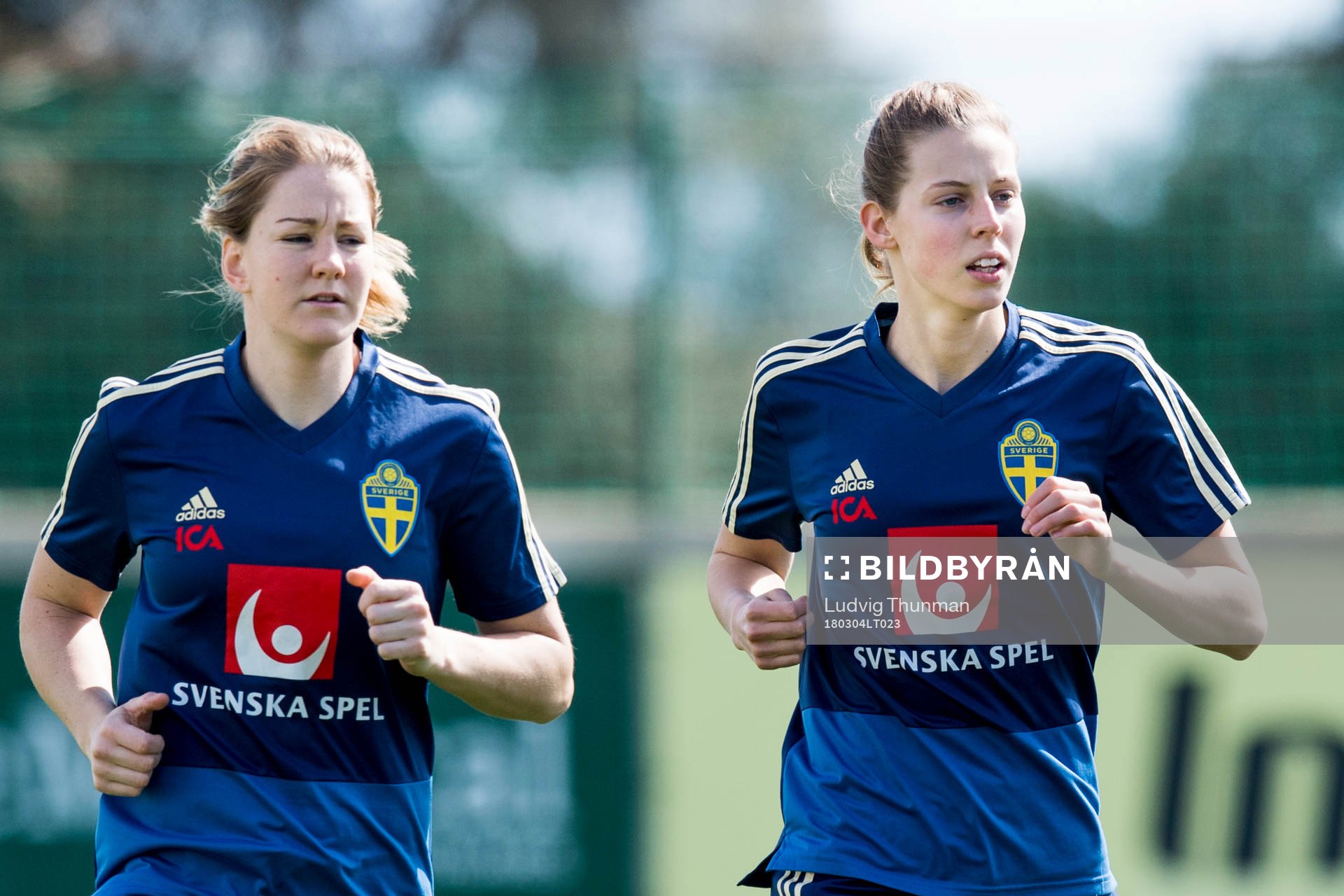 Mia Carlsson och Amanda Edgren