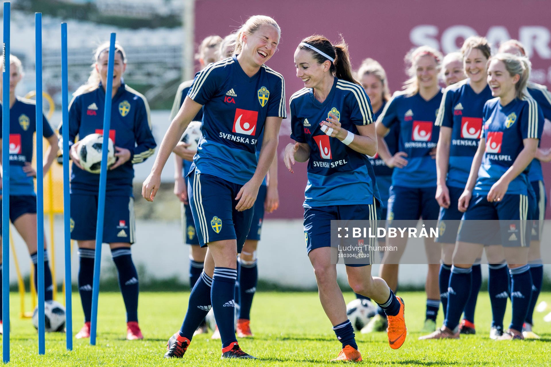 Magdalena Eriksson och Kosovare Asllani