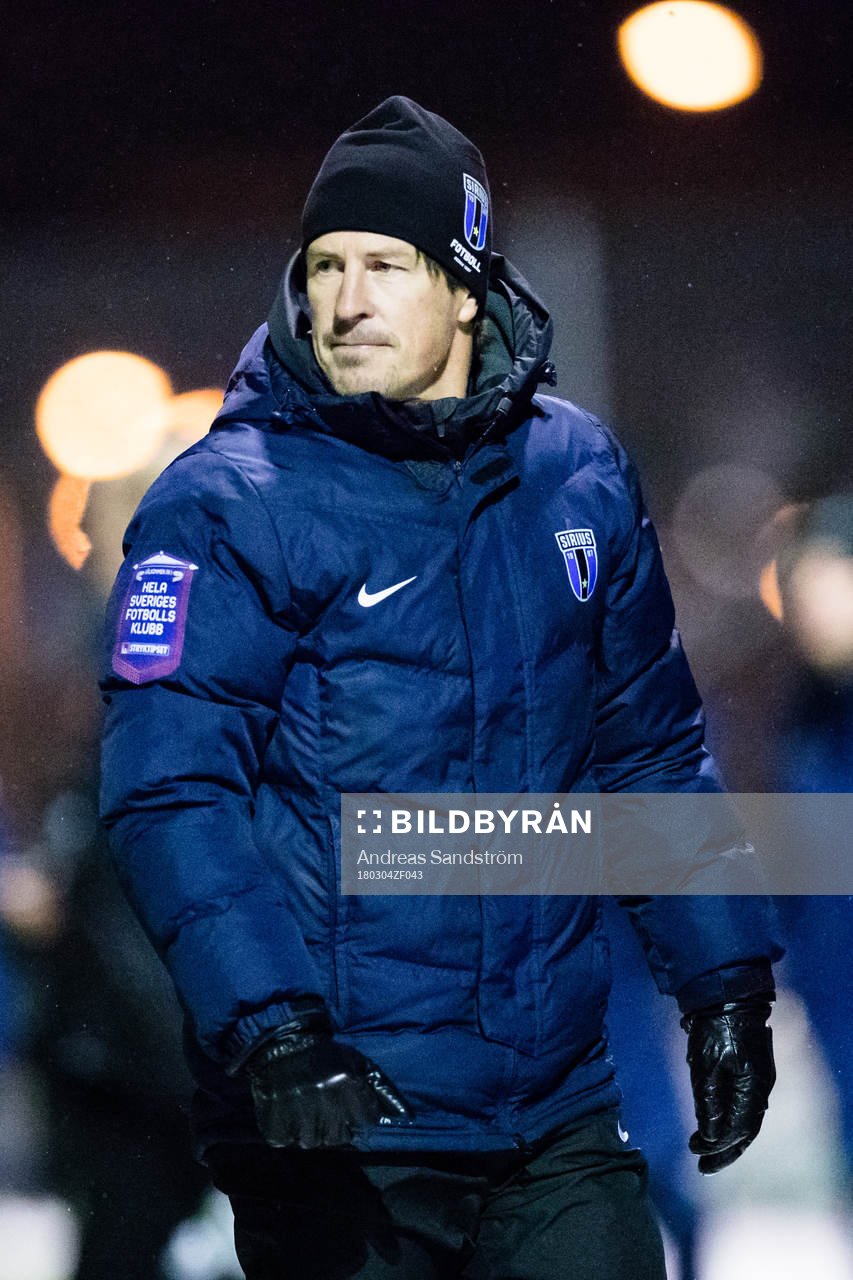 Sirius tränare Thomas Lagerlöf