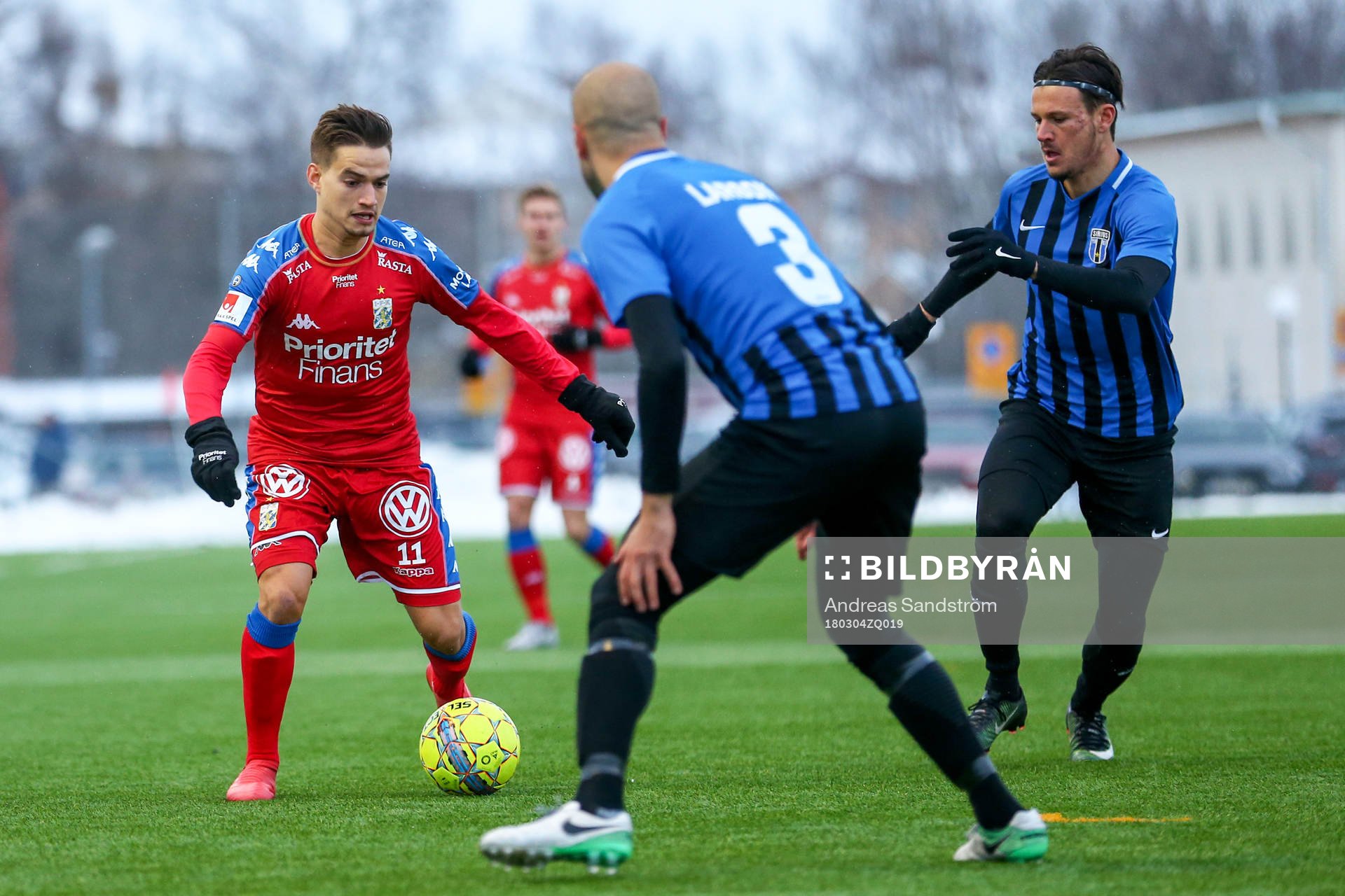 IFK Göteborgs Amin Affane och Sirius Karl Larson och