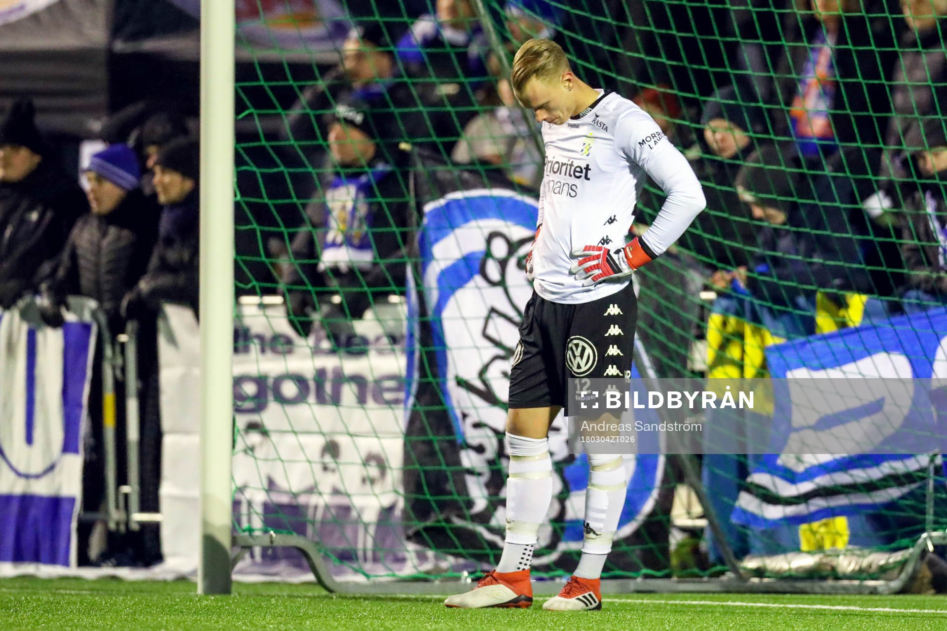 IFK Göteborgs målvakt Pontus Dahlberg deppar