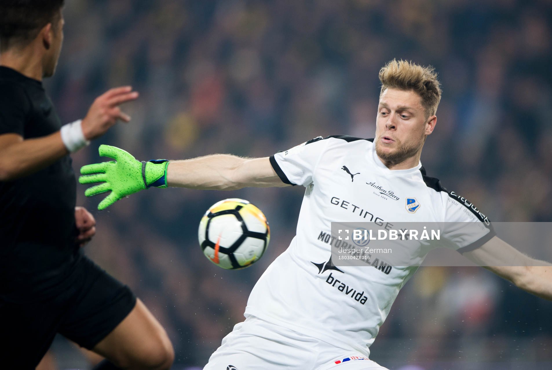 Halmstads målvakt Malkolm Nilsson