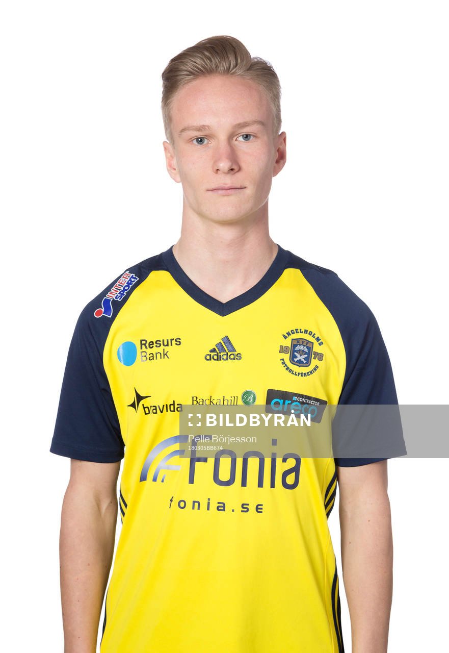 Ängelholms Alexander Engholm poserar för ett porträtt den 5 mars 2018 i Ängelholm.