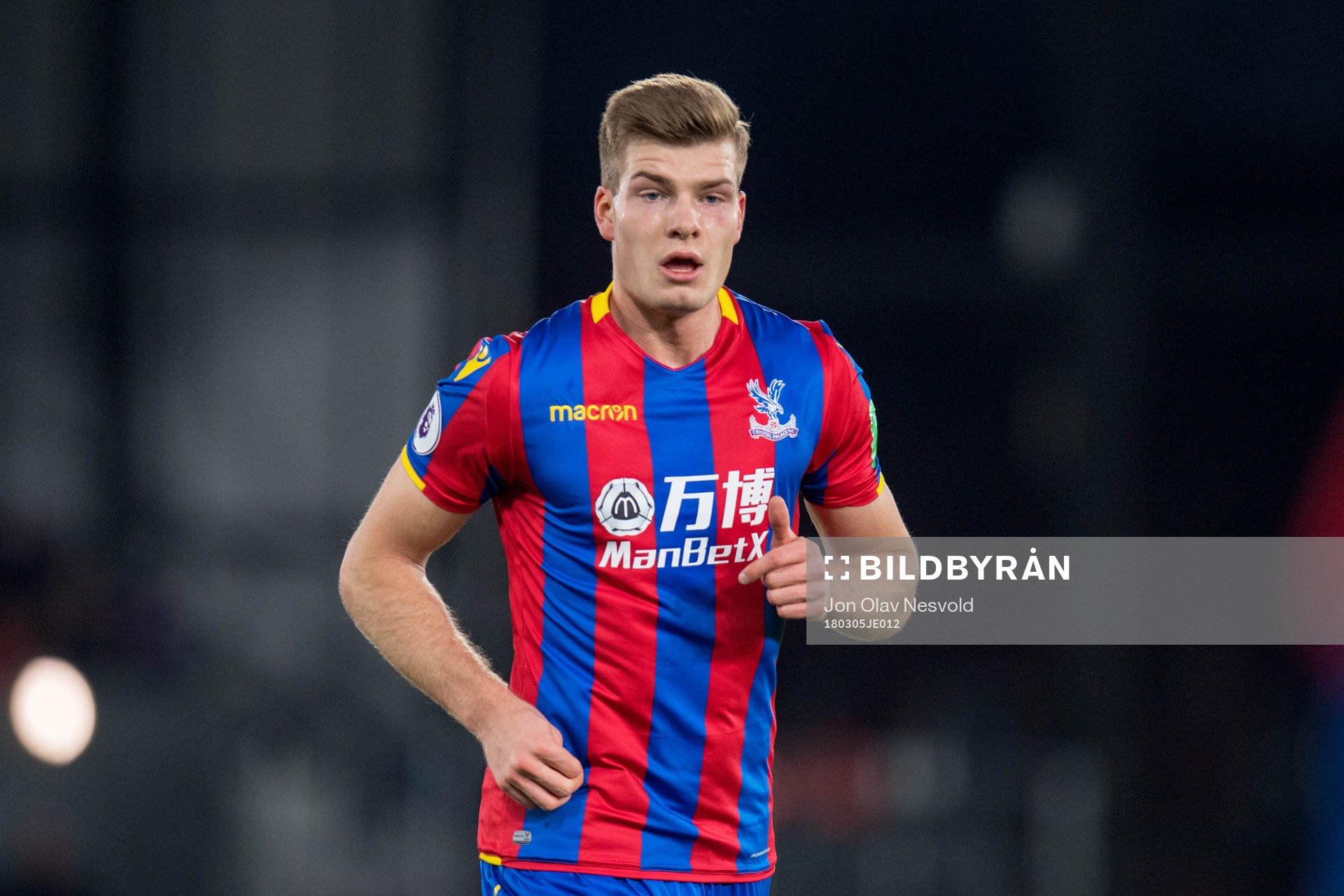 Alexander Sørloth of Crystal Palace