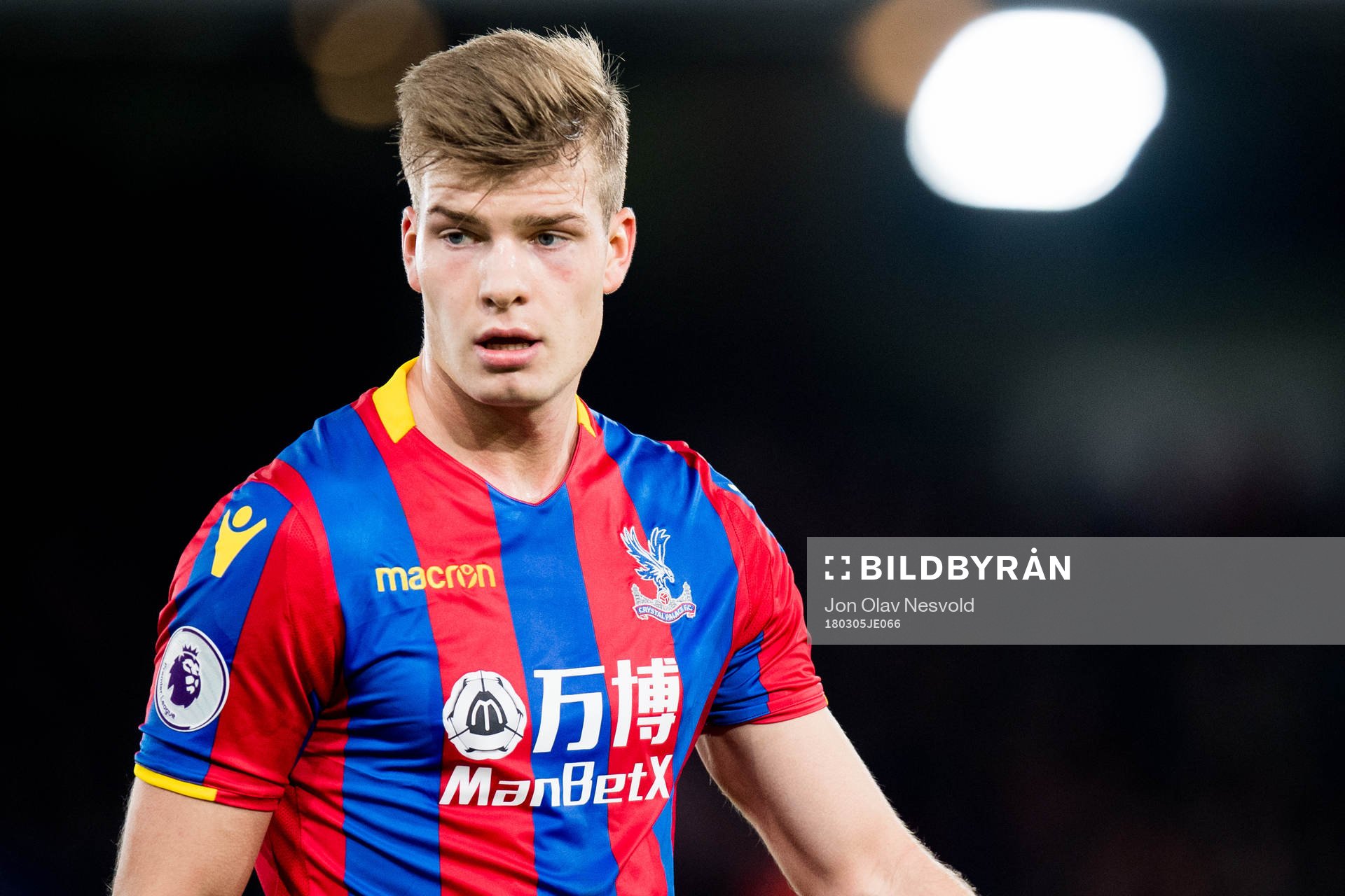 Alexander Sørloth of Crystal Palace
