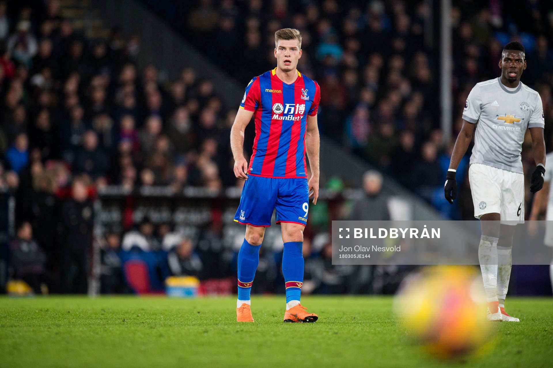 Alexander Sørloth of Crystal Palace