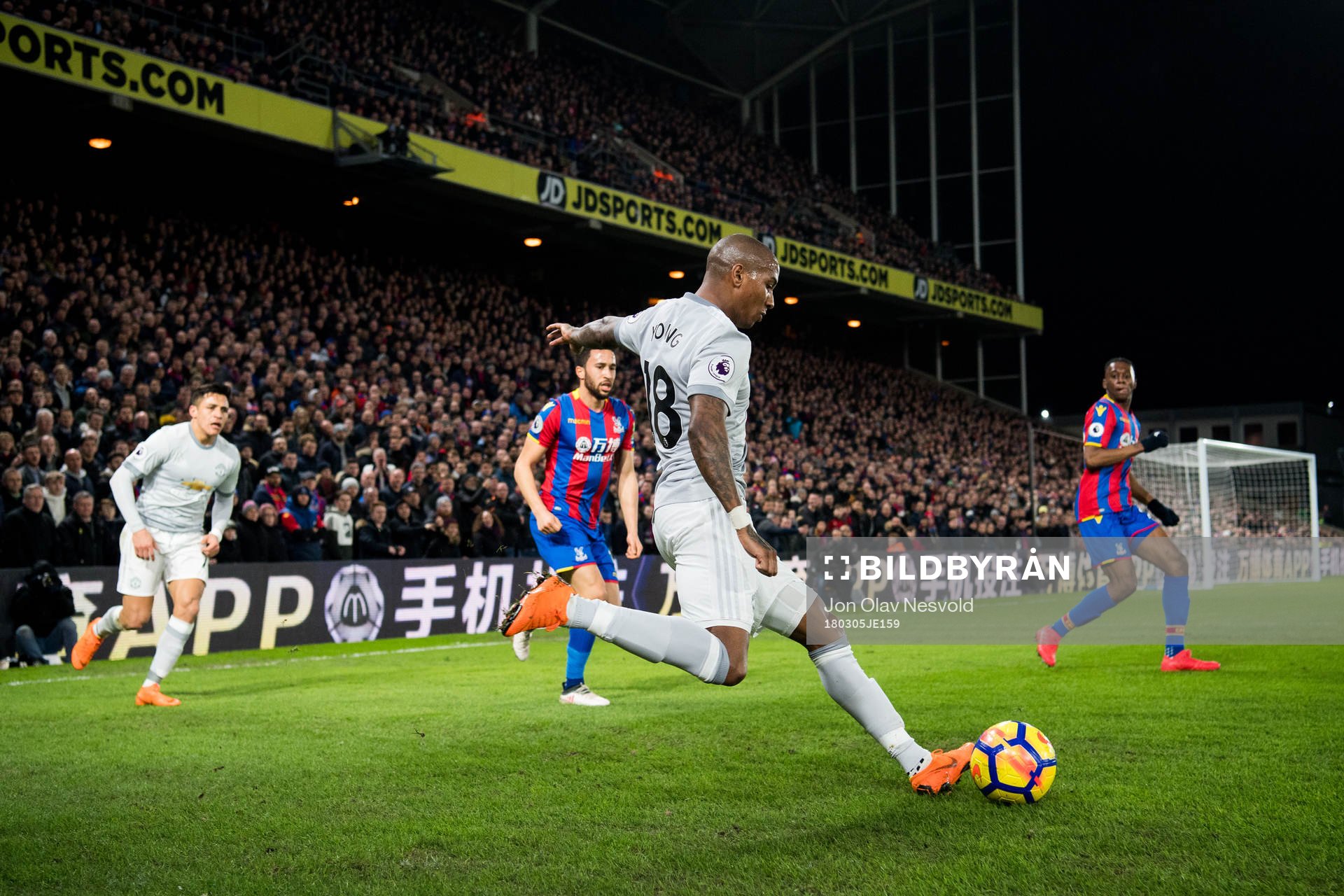 Ashley Young of Manchester United