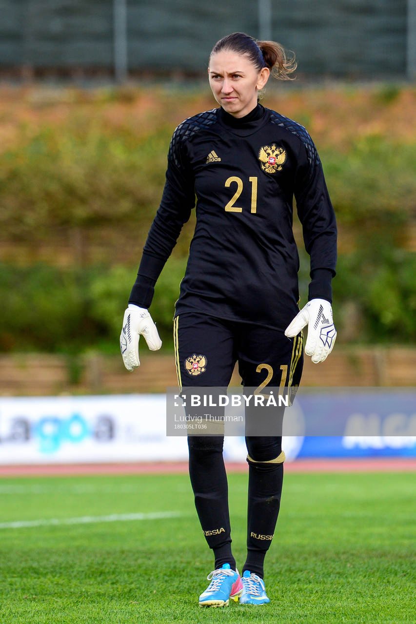 Rysslands målvakt Iulia Grichenko
