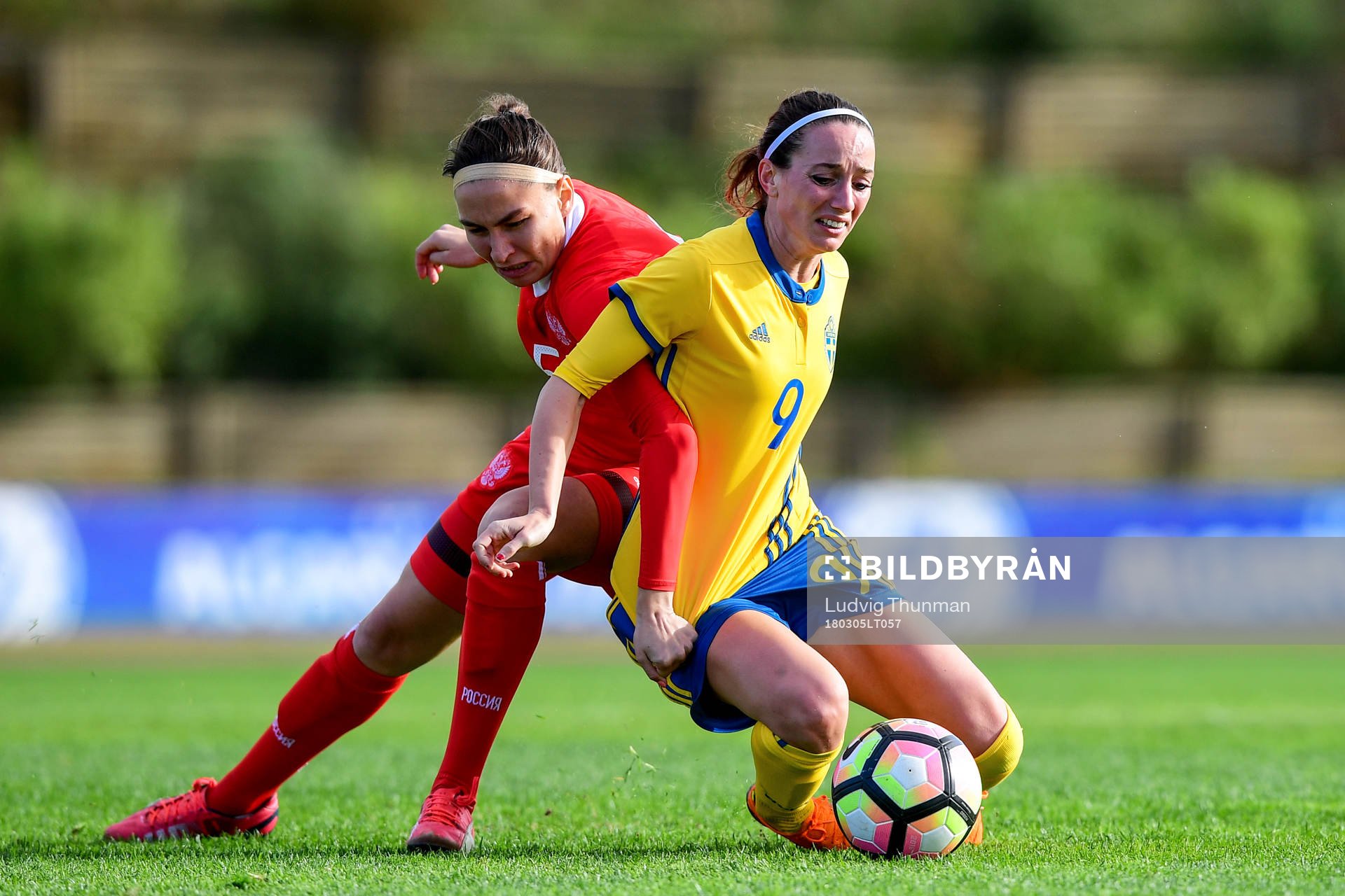 Rysslands Ekaterina Tyryshkina drar omkull Sveriges