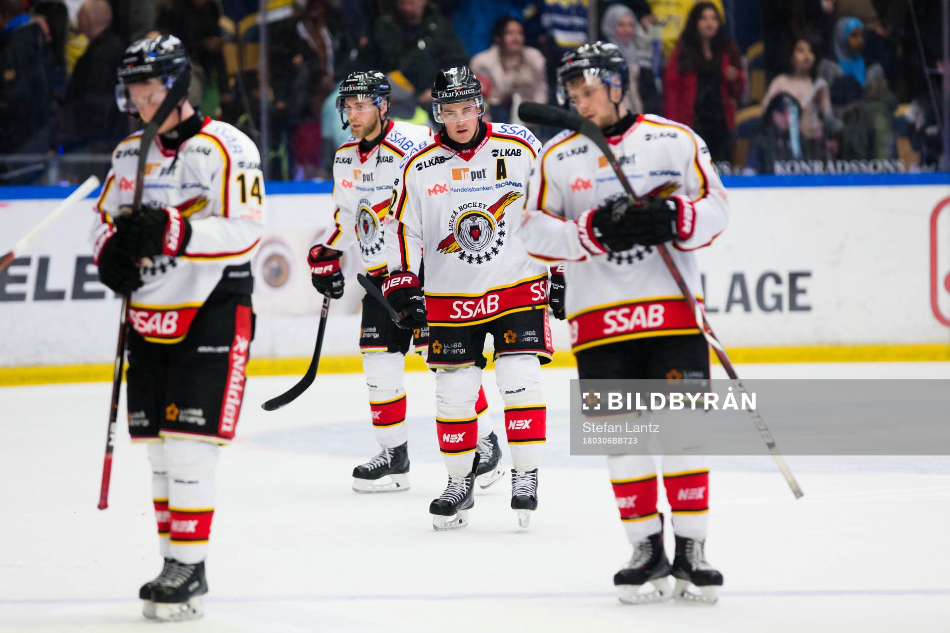 Luleås spelare deppar