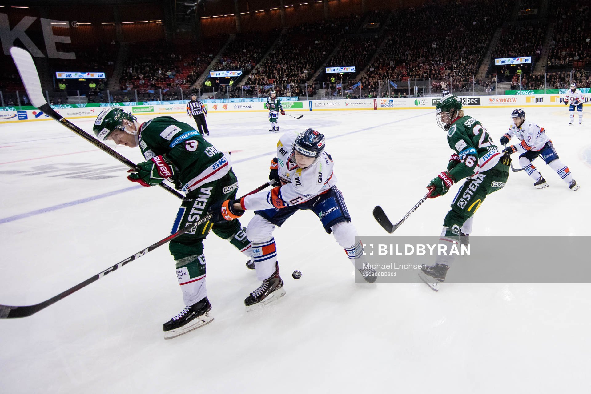 Frölundas Carl Grundström och Rasmus Dahlin