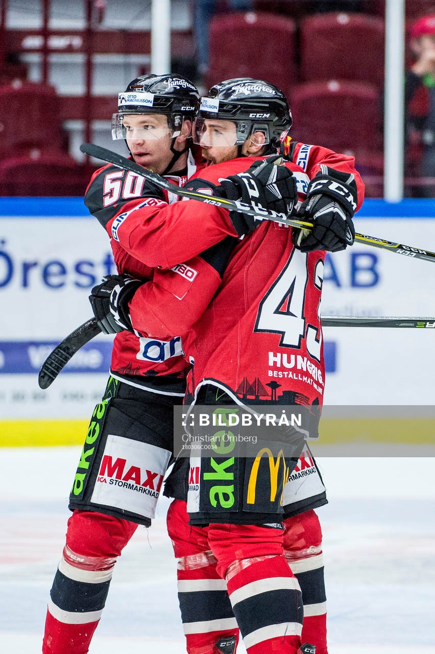 Malmö Redhawks Nichlas Hardt jublar