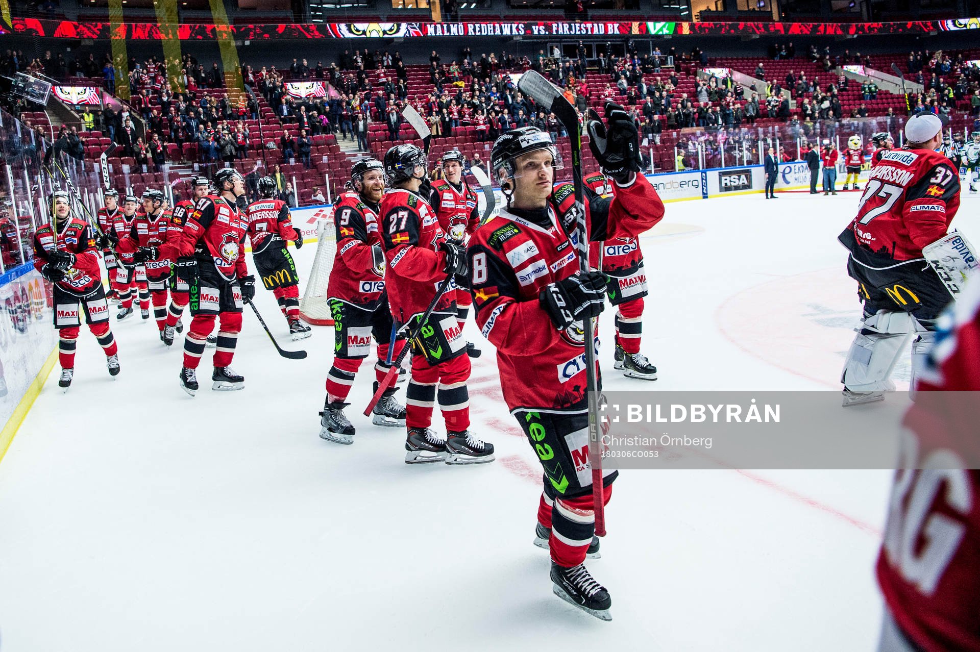 Jubel i Malmö Redhawks