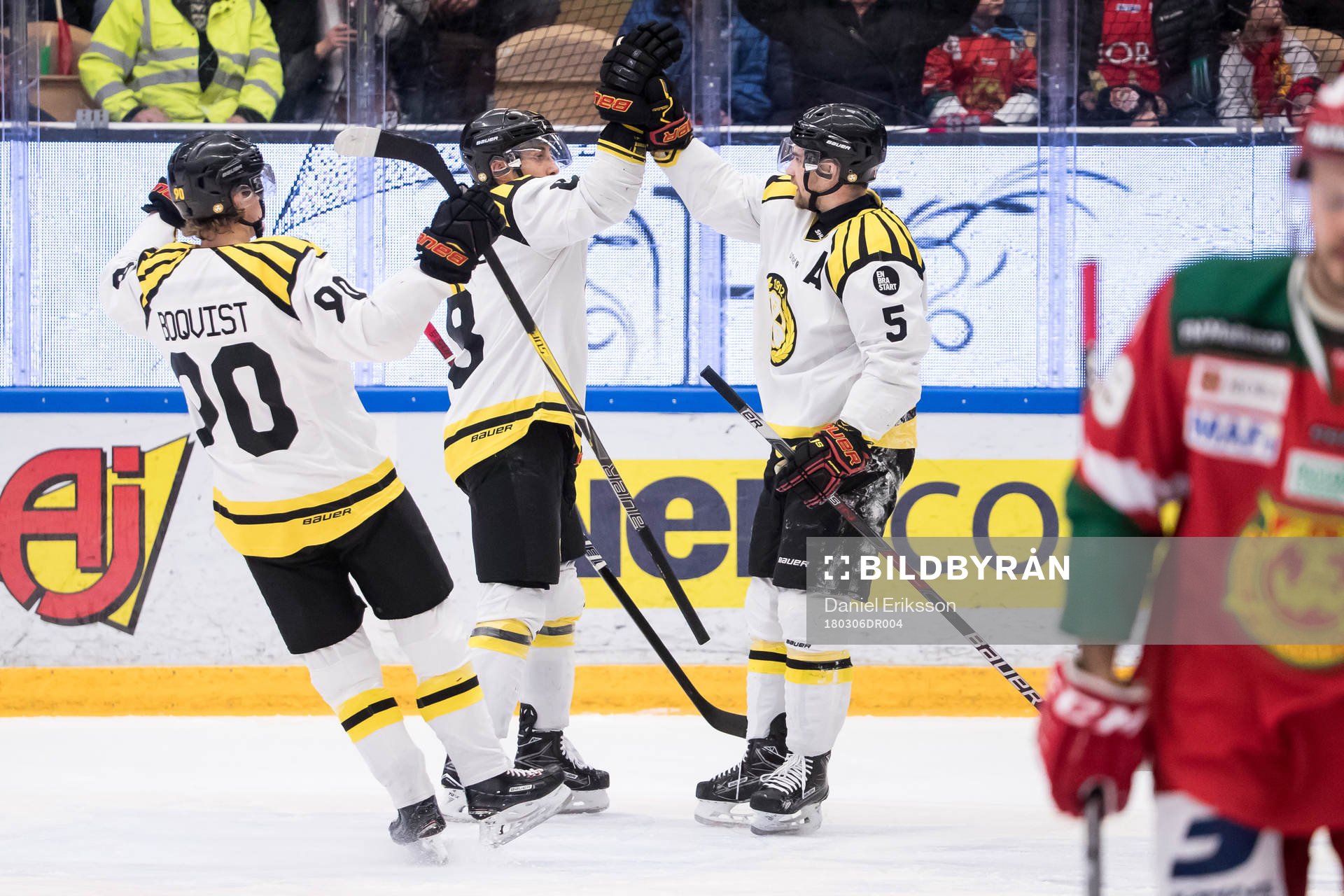 Brynäs Lukas Kilström jublar