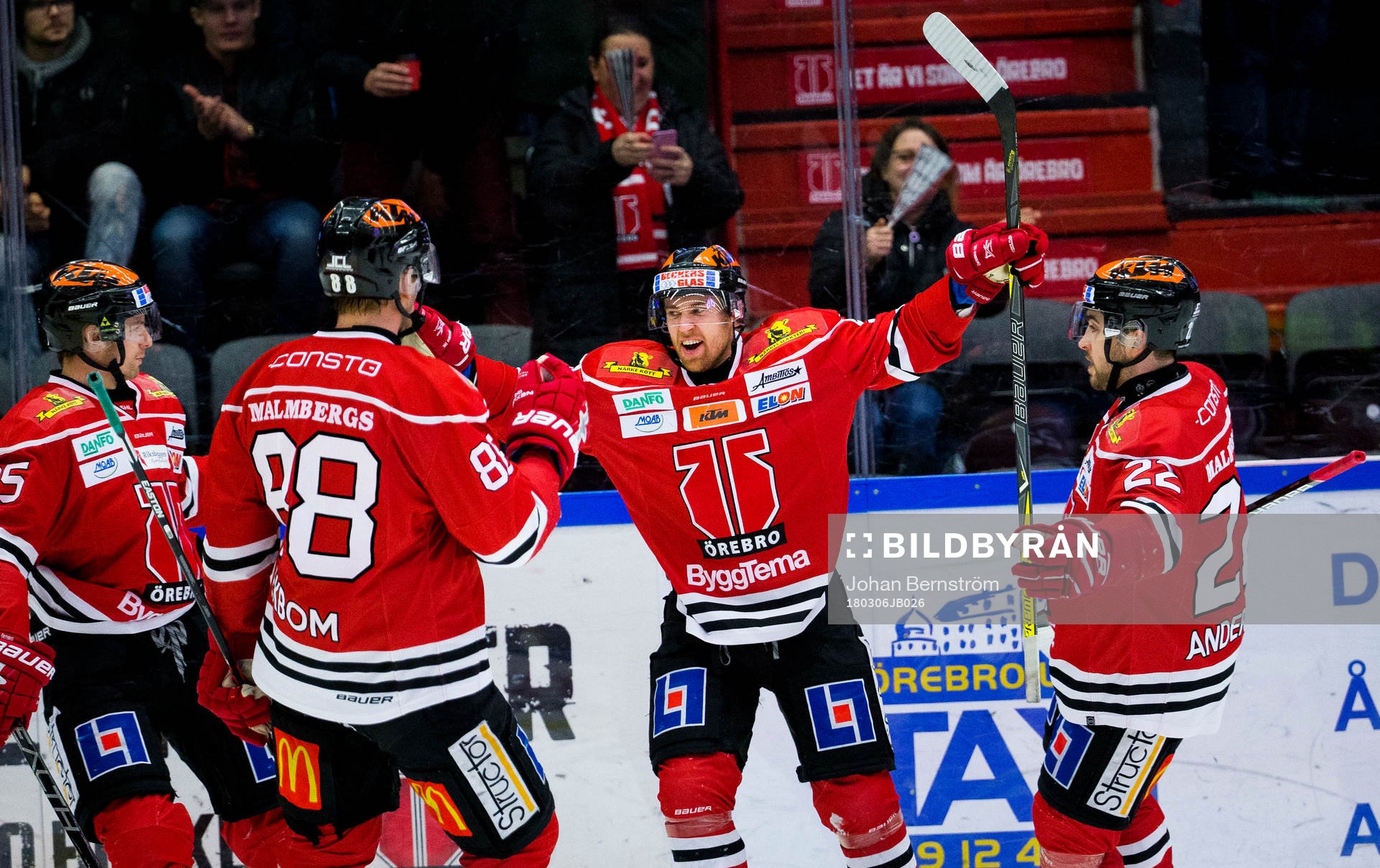 Örebros Tylor Spink gör 3-0 och jublar