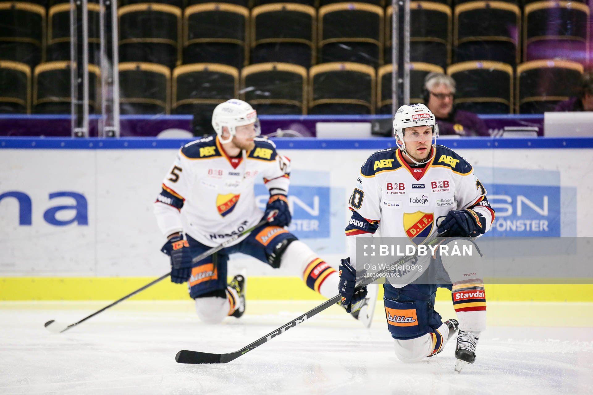 Djurgårdens Niclas Bergfors och Alexander Urbom
