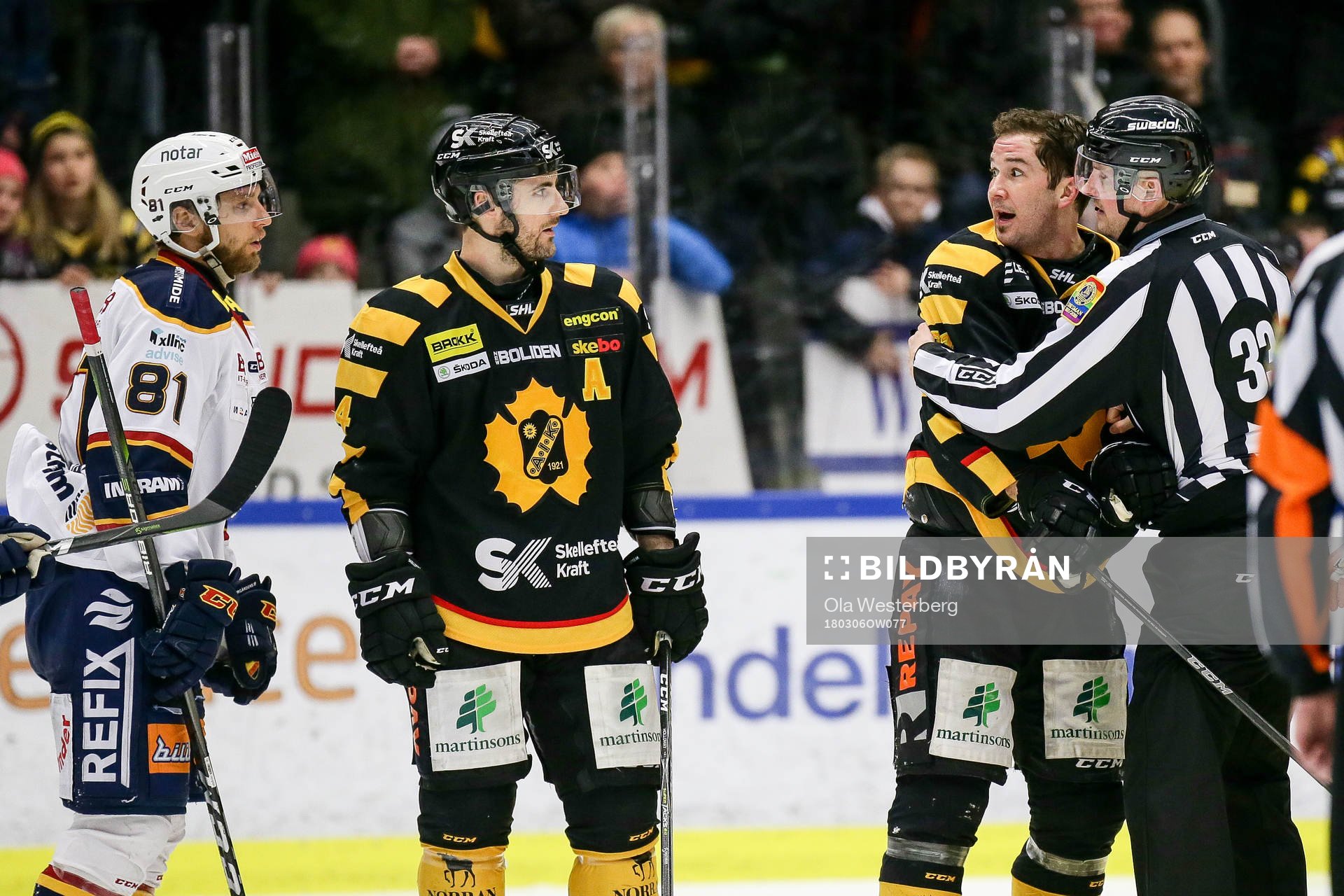 Skellefteås Jimmie Ericsson och Bud Holloway