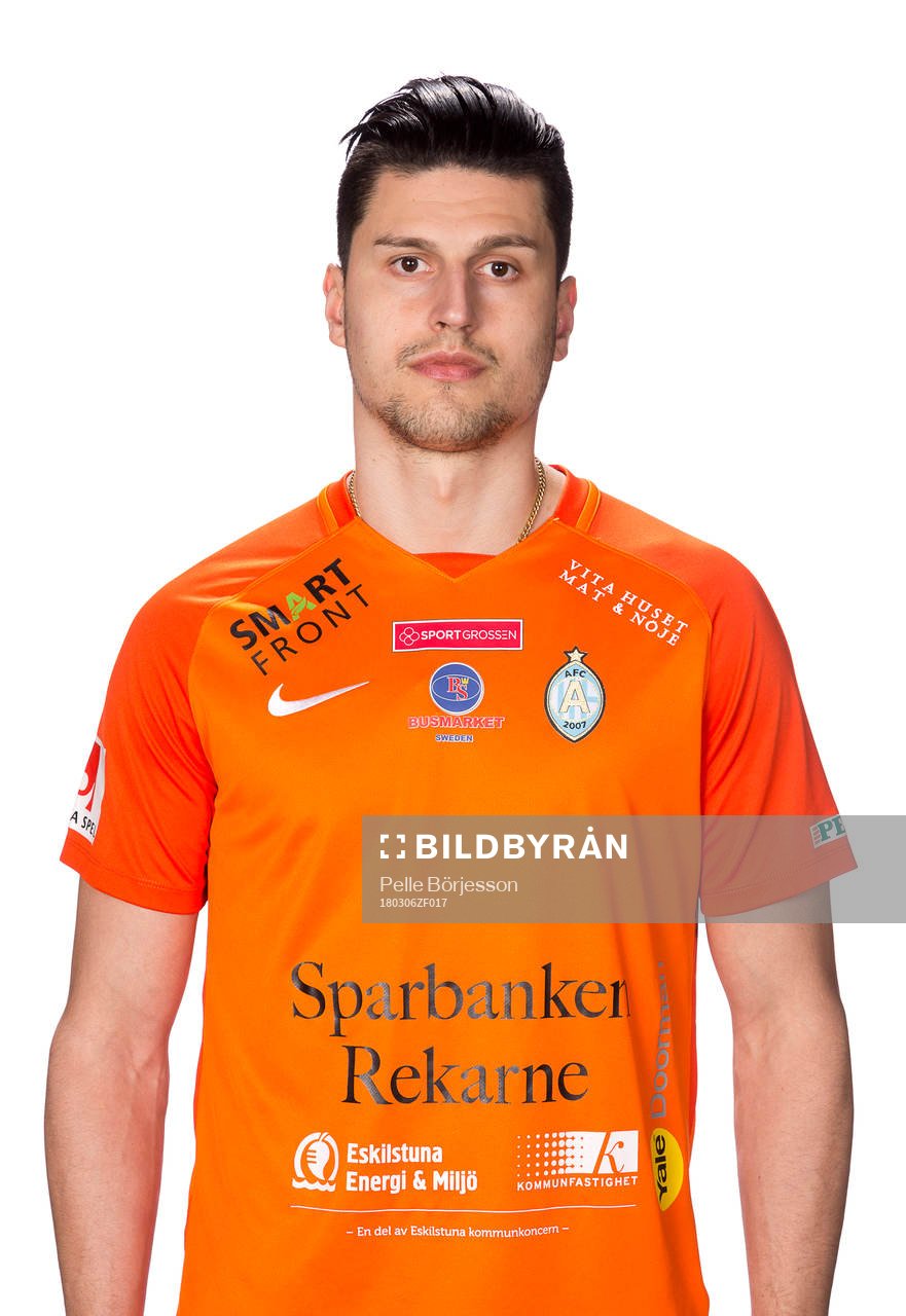 AFC Eskilstunas Luka Mijaljevic