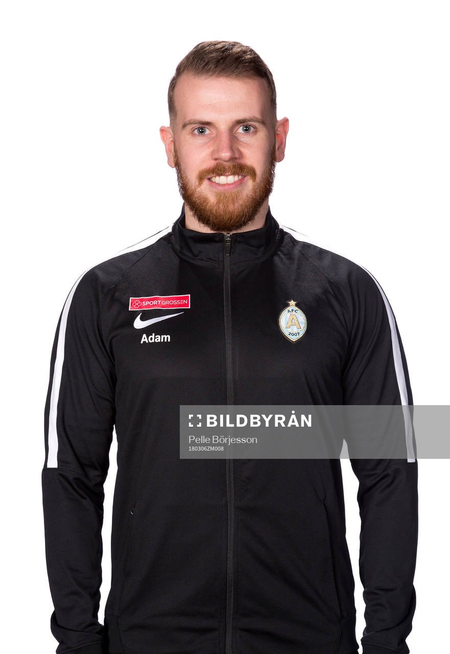 AFC Eskilstunas fystränare Adam Forrest