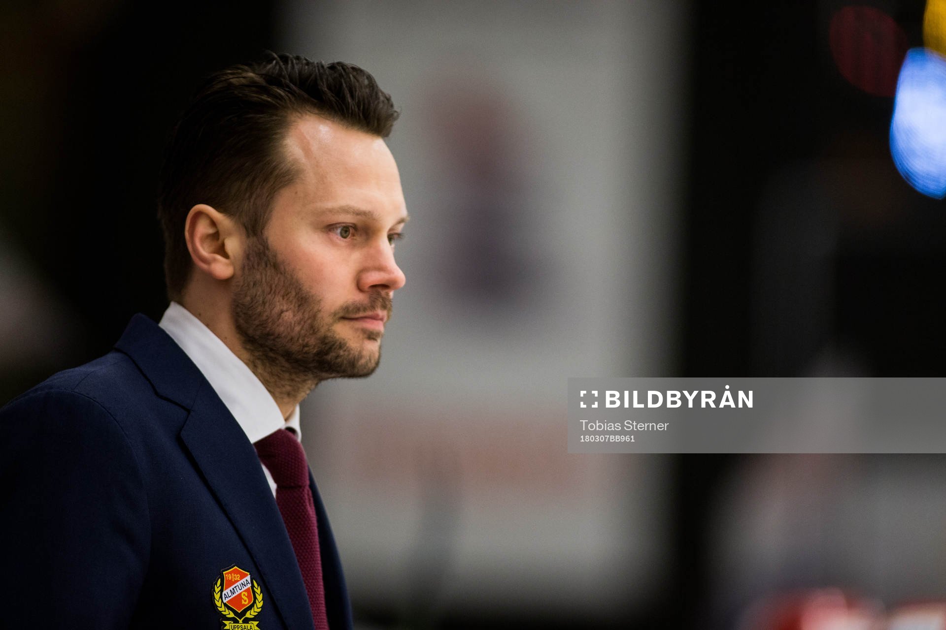 Almtunas assisterande tränare Martin Gudmundsson