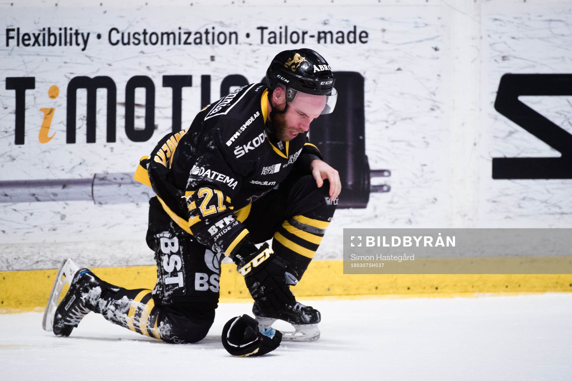 s Christian Sandberg har ont