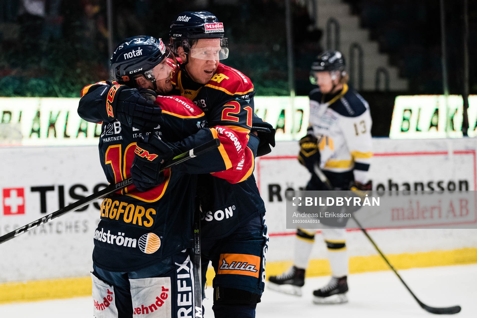 Djurgårdens Niclas Bergfors jublar