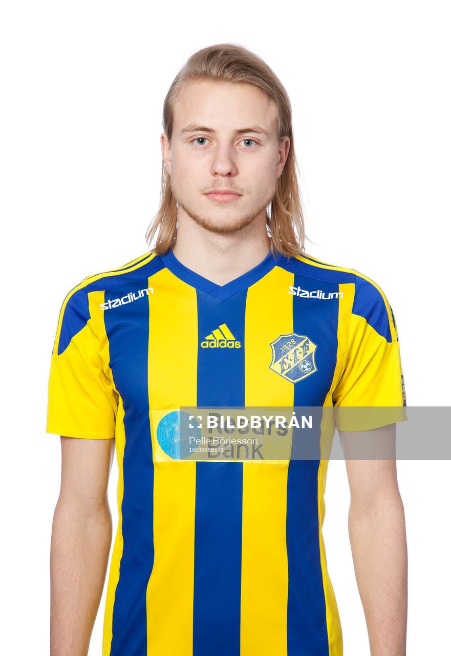 Eskilsminnes Oliver Åkerman poserar för ett porträtt den 8 mars 2018 i Helsingborg.