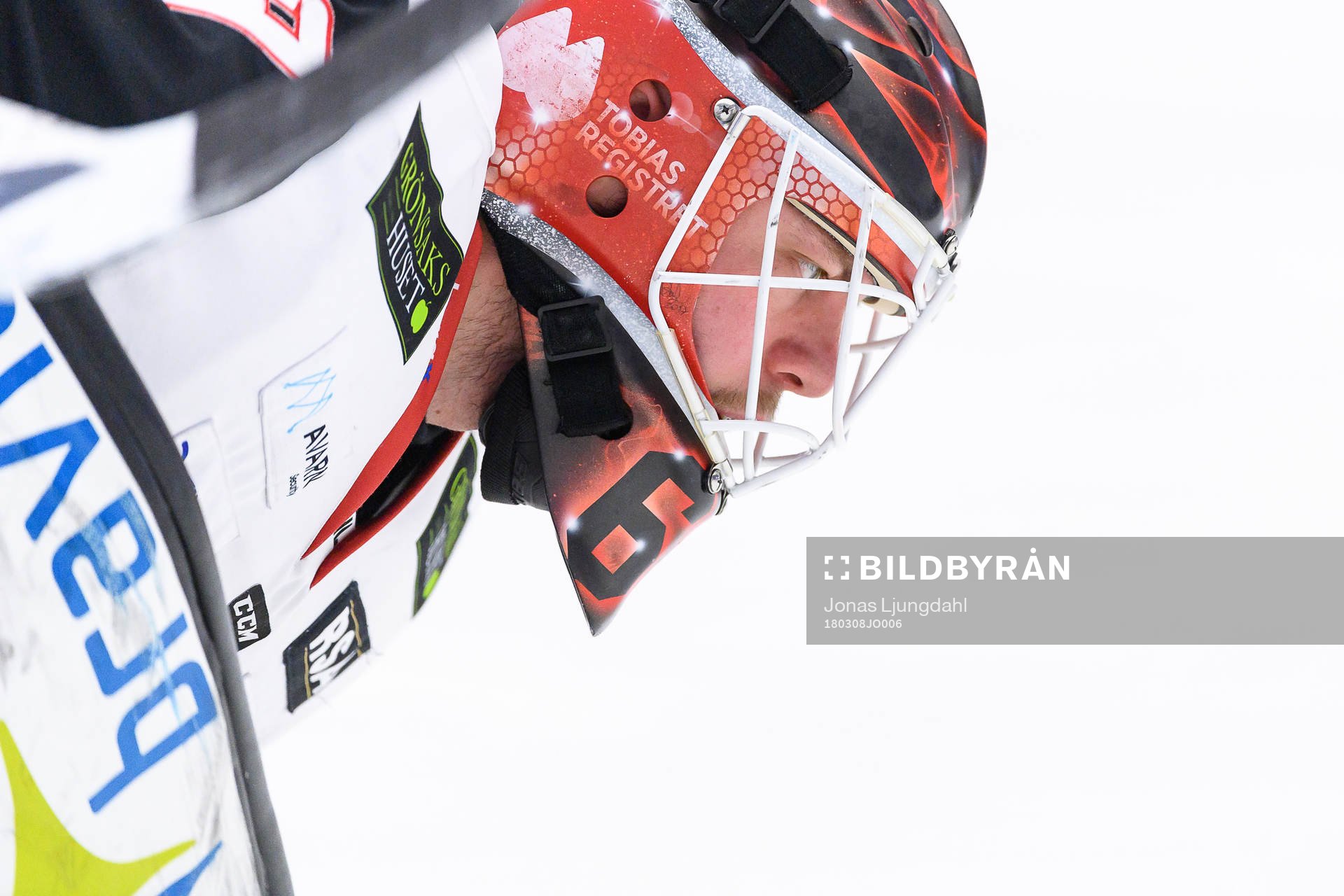 Malmö Redhawks målvakt Oscar Alsenfelt
