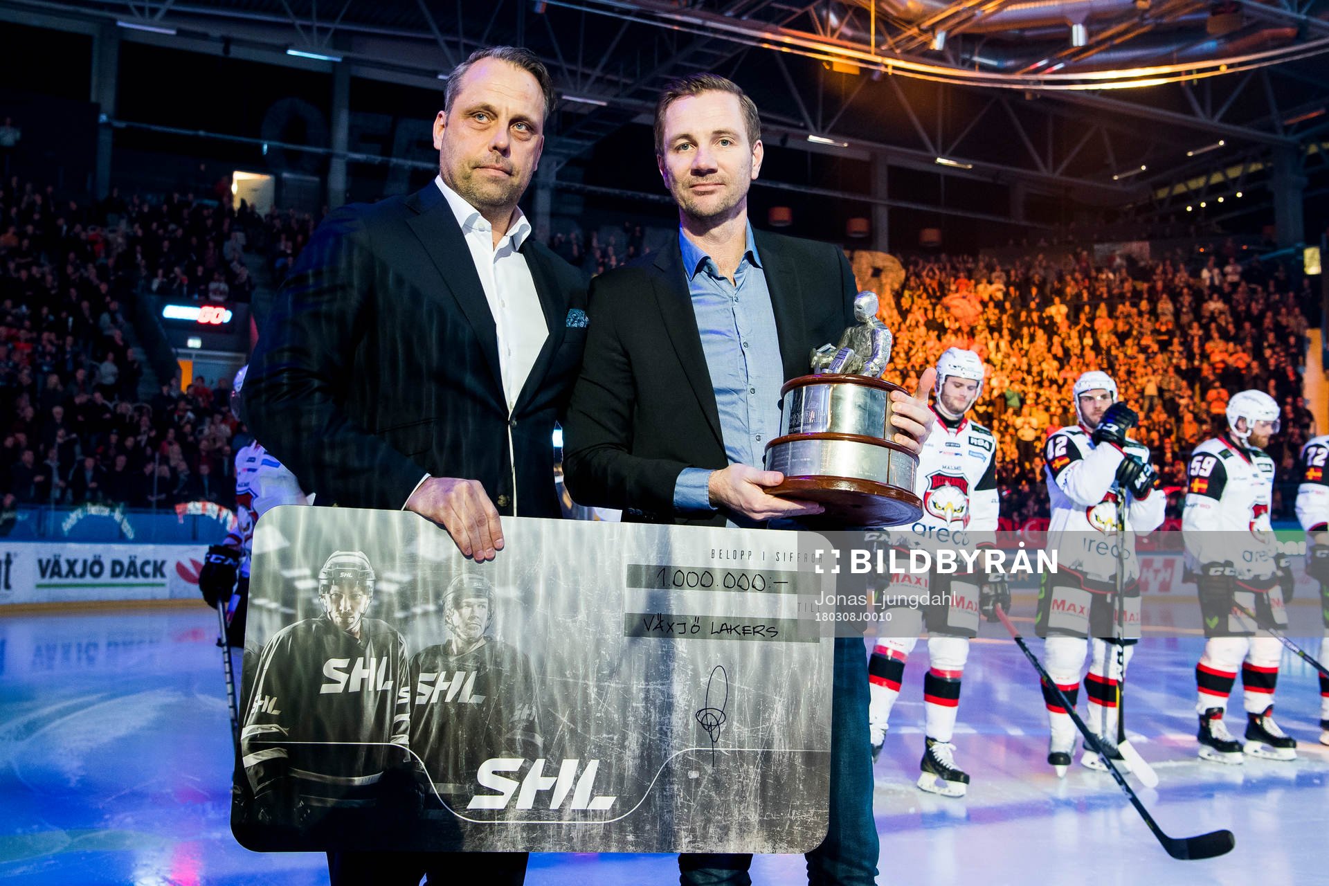 SHL VD Jörgen Lindgren och Växjö sportchefen Henrik