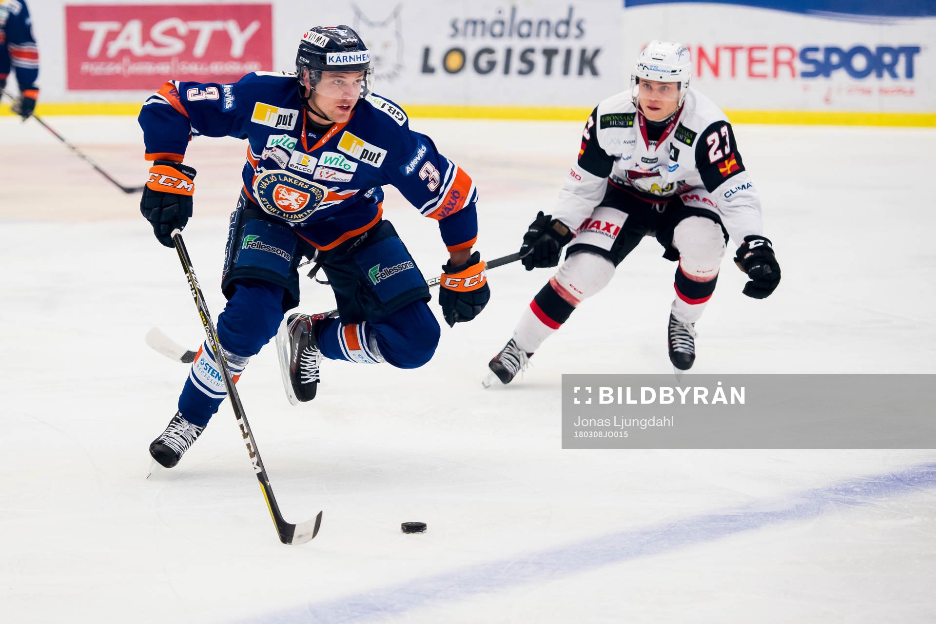 Växjös Oliver Bohm och Christoffer Forsberg