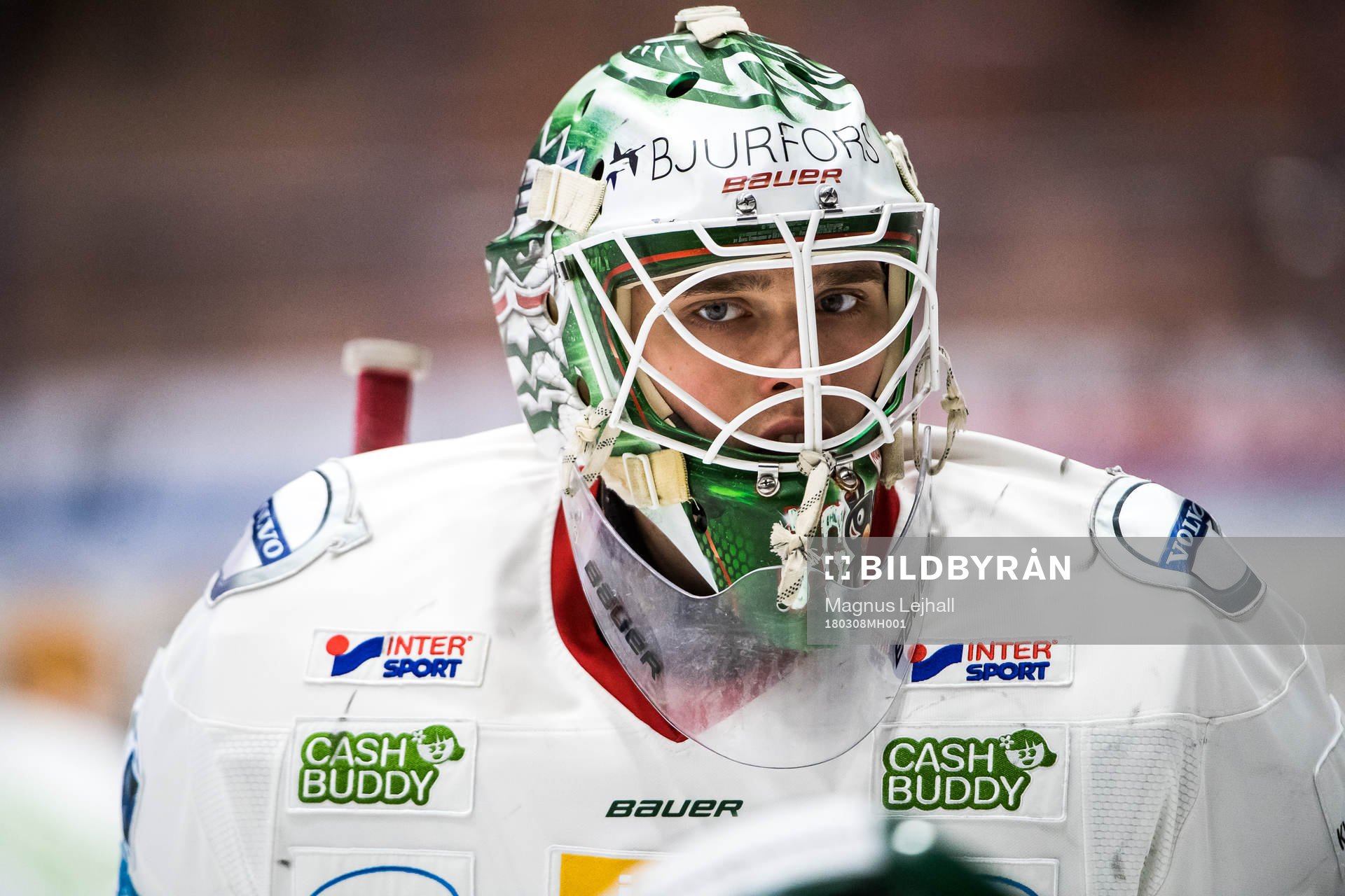 Frölundas målvakt Johan Gustafsson